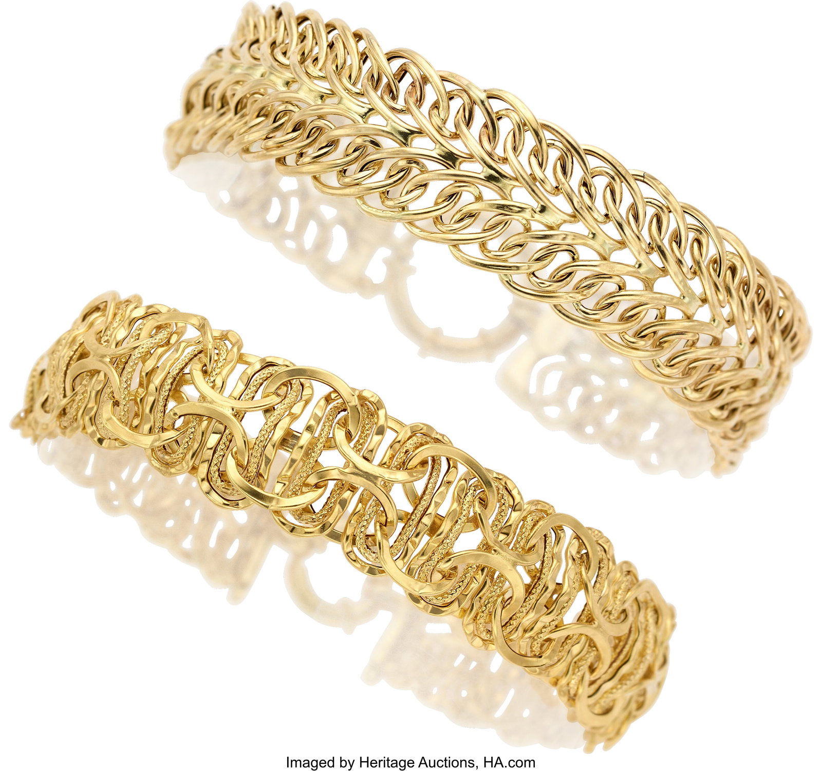 Gold Bracelets Metal: 14k gold Weight: 17.20 gr (1 of 1)