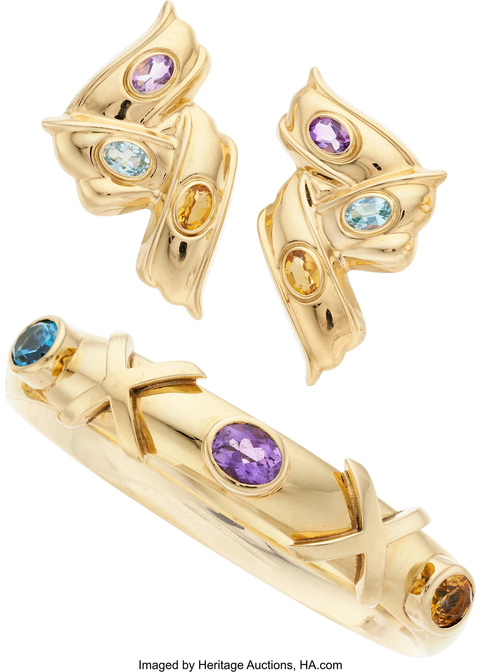 Multi-Stone, Gold Jewelry Suite Stones: Oval-sh (1 of 1)
