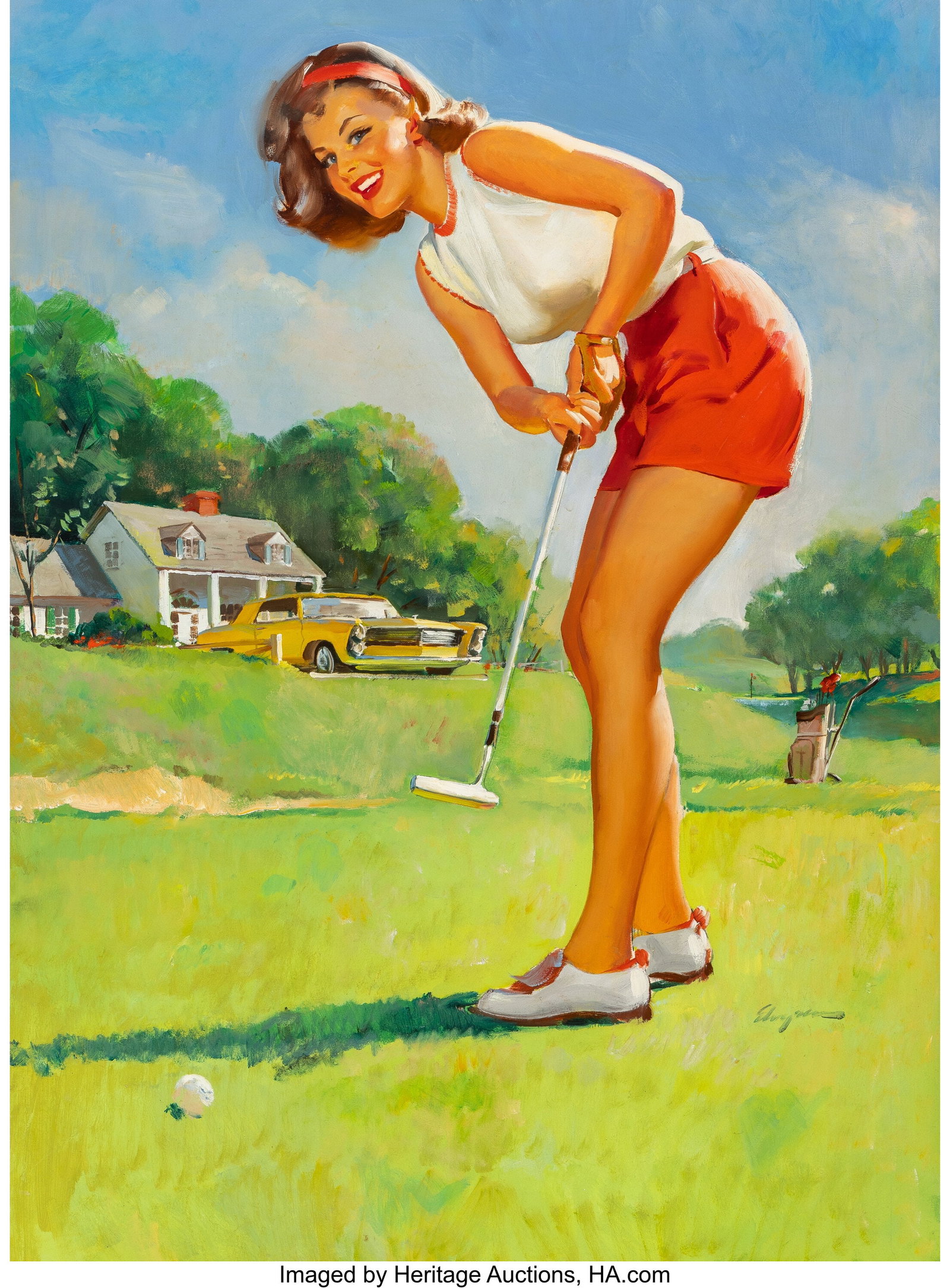 Gil Elvgren (American, 1914-1980) Golf Girl, NAP (1 of 5)