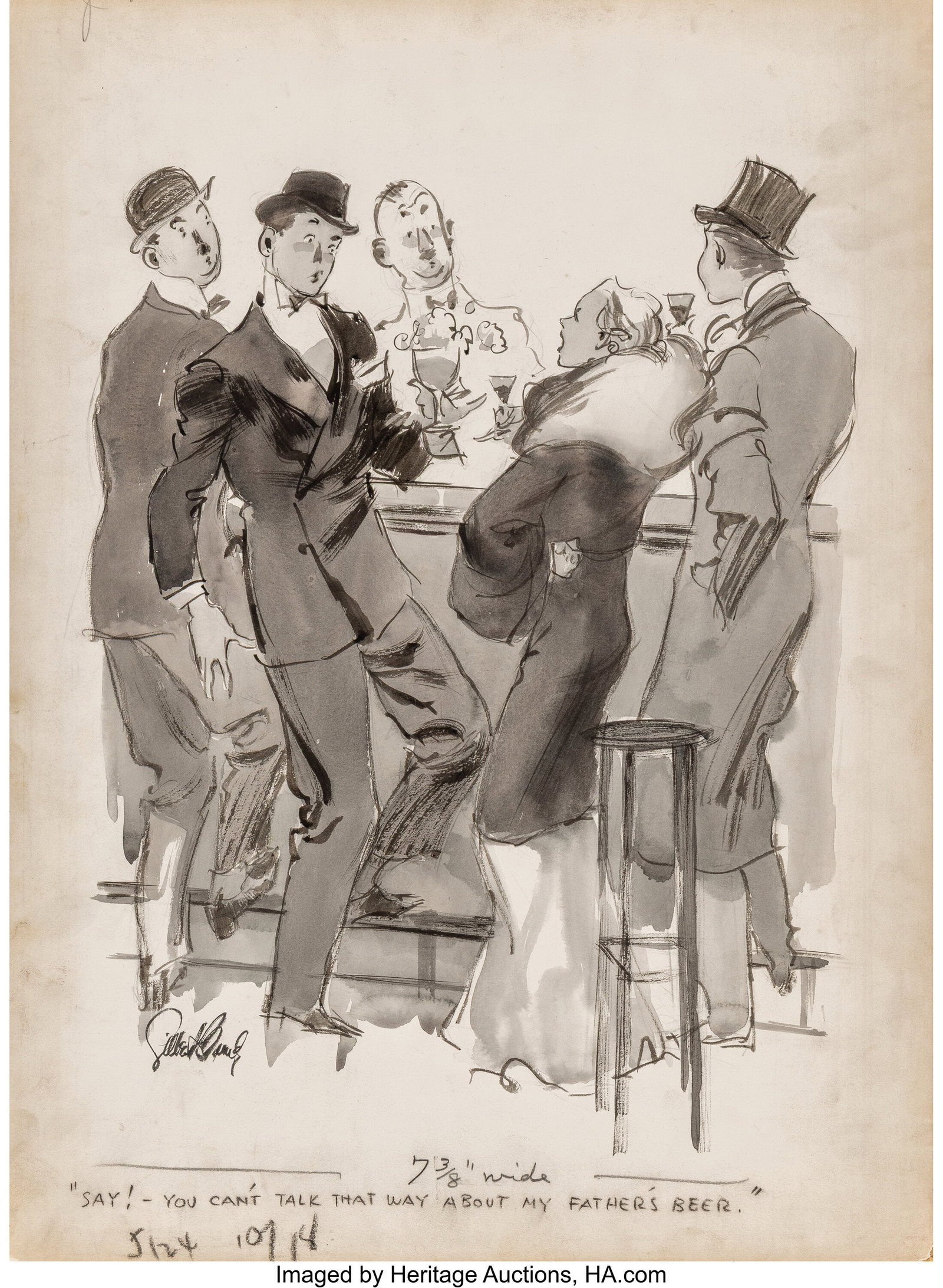 Gilbert Bundy (American, 1911-1955) Say! – You (1 of 1)
