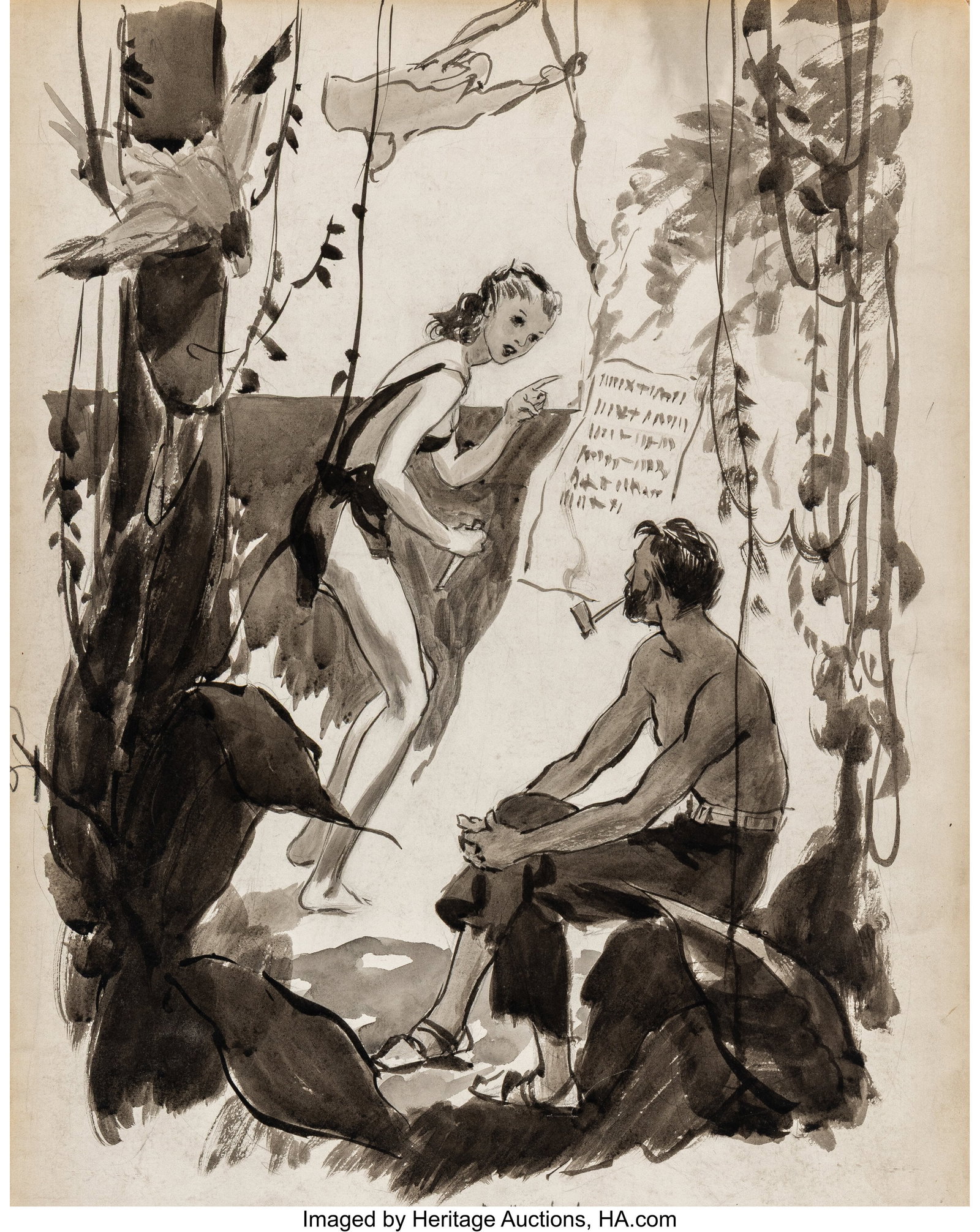 Gilbert Bundy (American, 1911-1955) We've Been h (1 of 3)