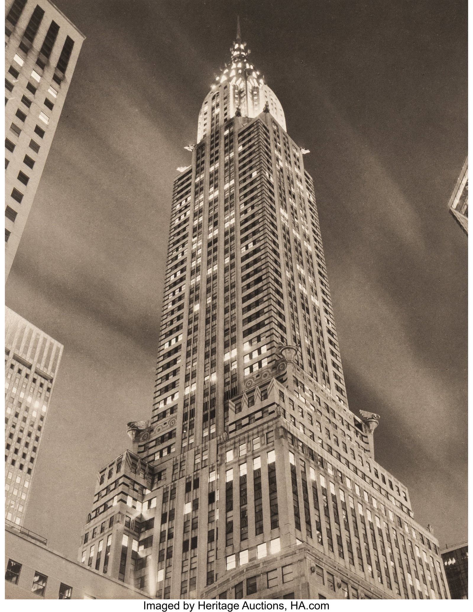 Tom Baril (American, b. 1952) Chrysler Building,: Tom Baril (American, b. 1952) Chrysler Building, 1997 Photogravure 12-1/2 x 9-1/2 inches (31.8 x 24.1 cm) (image) 17 x 14 inches 