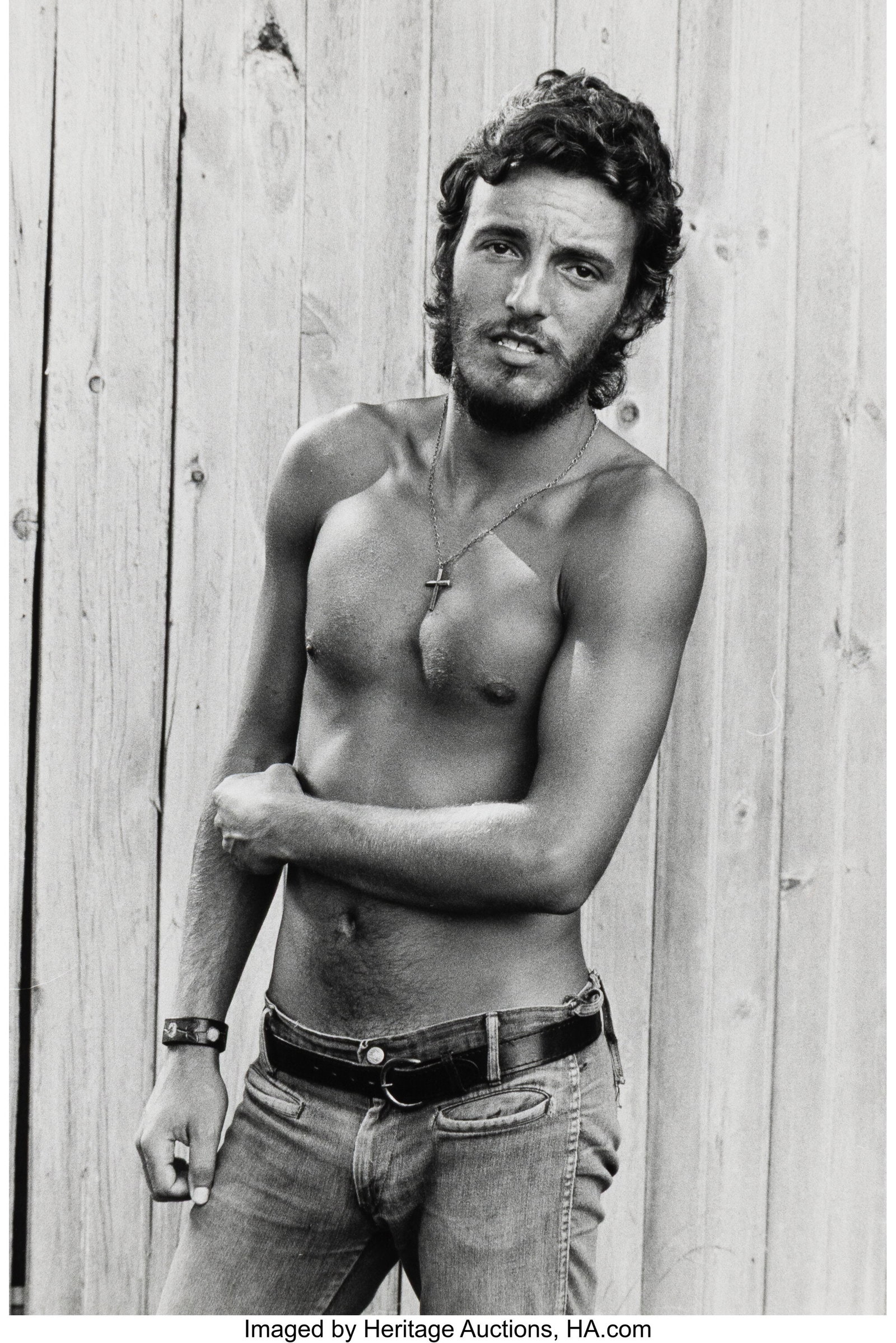 David Gahr (American, 1922-2008) Bruce Springste: David Gahr (American, 1922-2008) Bruce Springsteen, 1973 Gelatin silver print 8-3/4 x 6 inches (22.2 x 15.2 cm) (image) 10 x 8 inches (