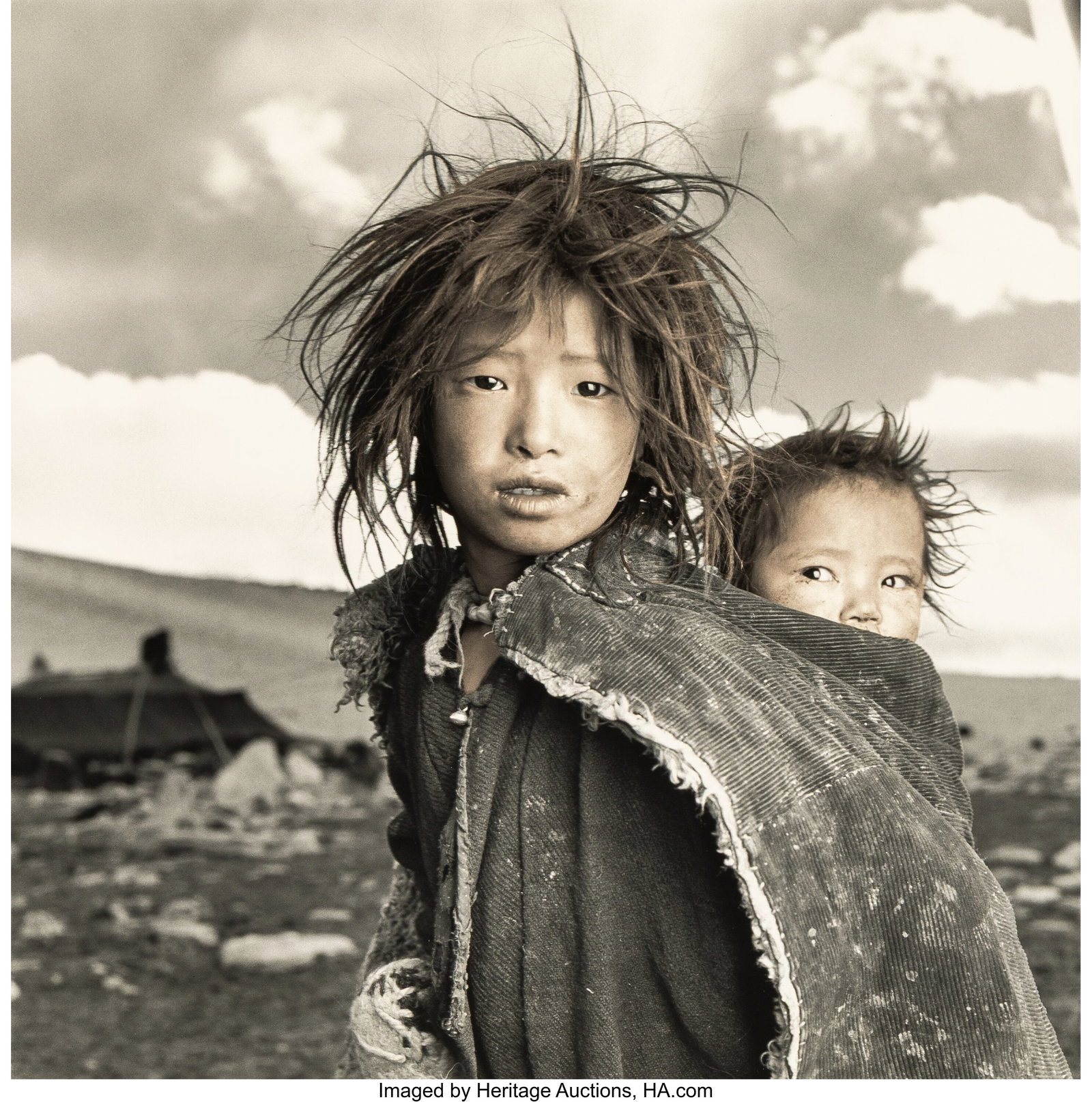 Phil Borges (American, b. 1942) Ladakh, India, 1: Phil Borges (American, b. 1942) Ladakh, India, 1994 Toned gelatin silver print, printed 1997 16 x 15-3/4 inches (40.6 x 40.0 cm) &l
