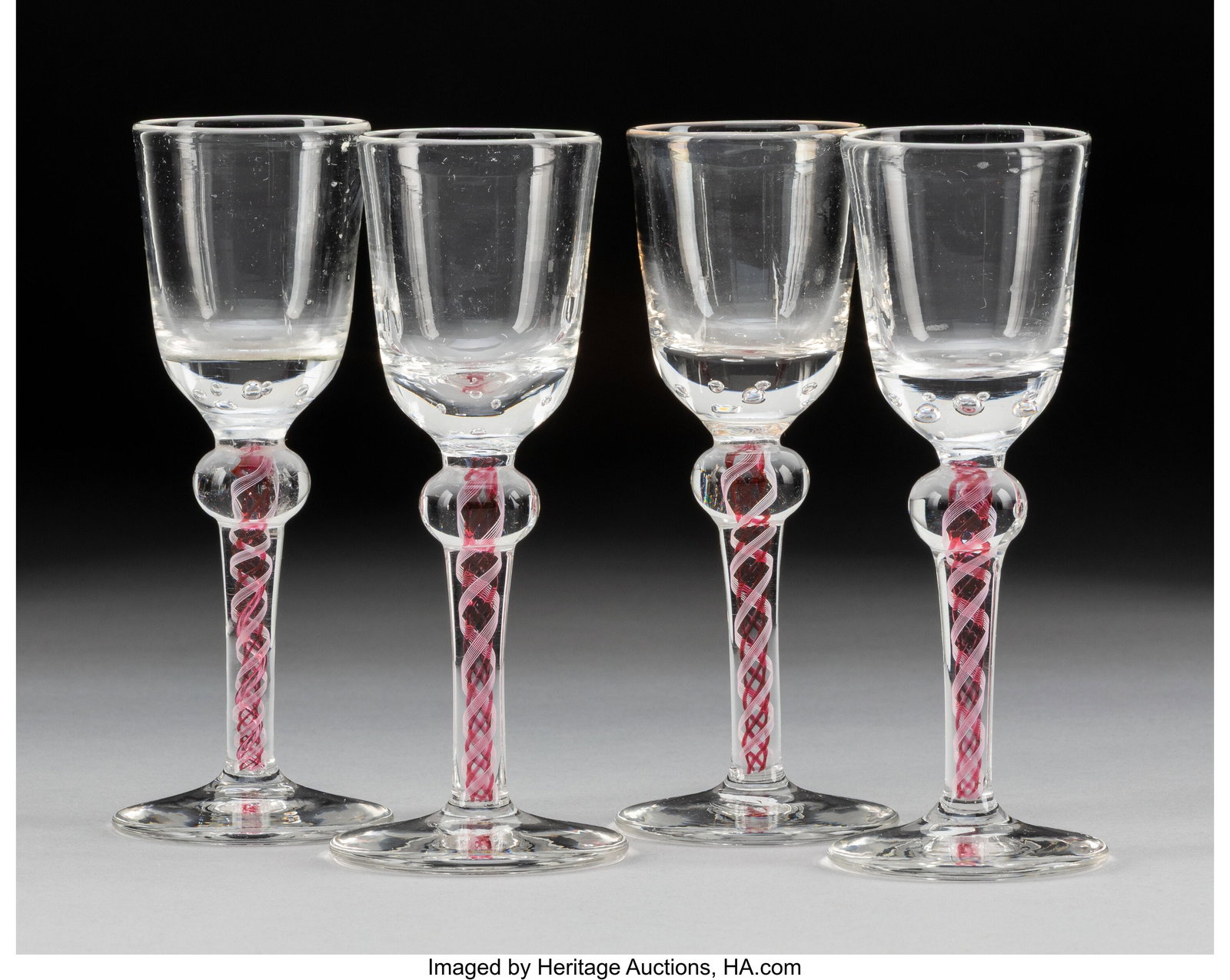 Four Continental Cordial Glasses, 18th century 5 (1 of 2)