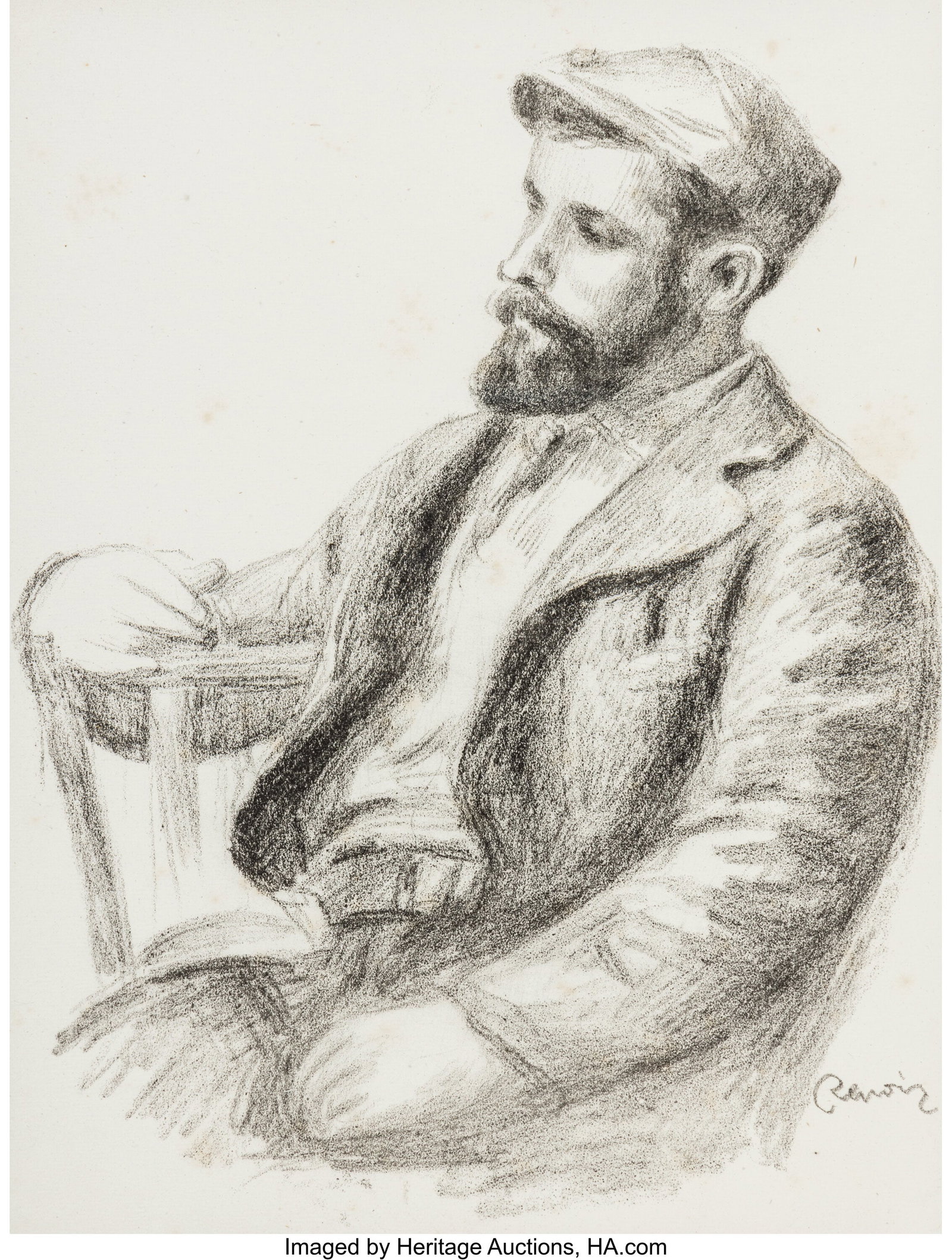 Pierre-Auguste Renoir (French, 1841-1919) Louis  (1 of 2)