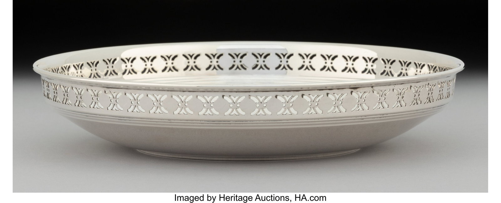 A Tiffany & Co. Silver Round Bowl, New York, cir: A Tiffany & Co. Silver Round Bowl, New York, circa 1915 Marks: TIFFANY & CO. 18720A-6215, STERLING SILVER, 925-1000 2 x 9-1/8 inches