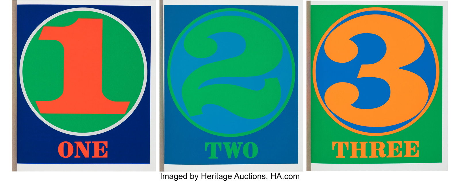 Robert Indiana (American, 1928-2018) Numbers (sm: Robert Indiana (American, 1928-2018) Numbers (small edition), 1968 Artist's book with 10 screenprints in colors on wove paper, bound 10 x 8-1/4 inches (2