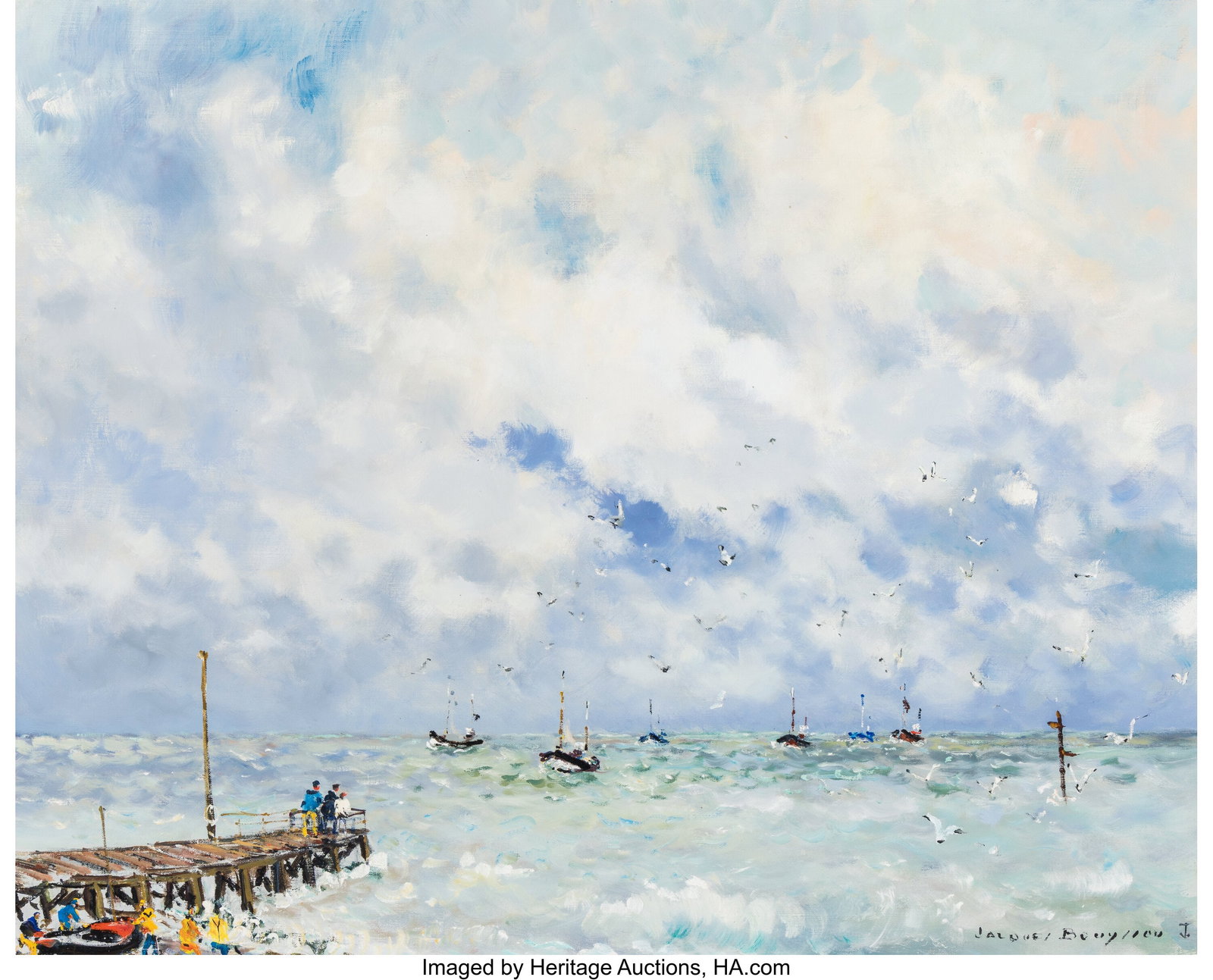 Jacques Bouyssou (French, 1926-1997) Grande mar  (1 of 3)