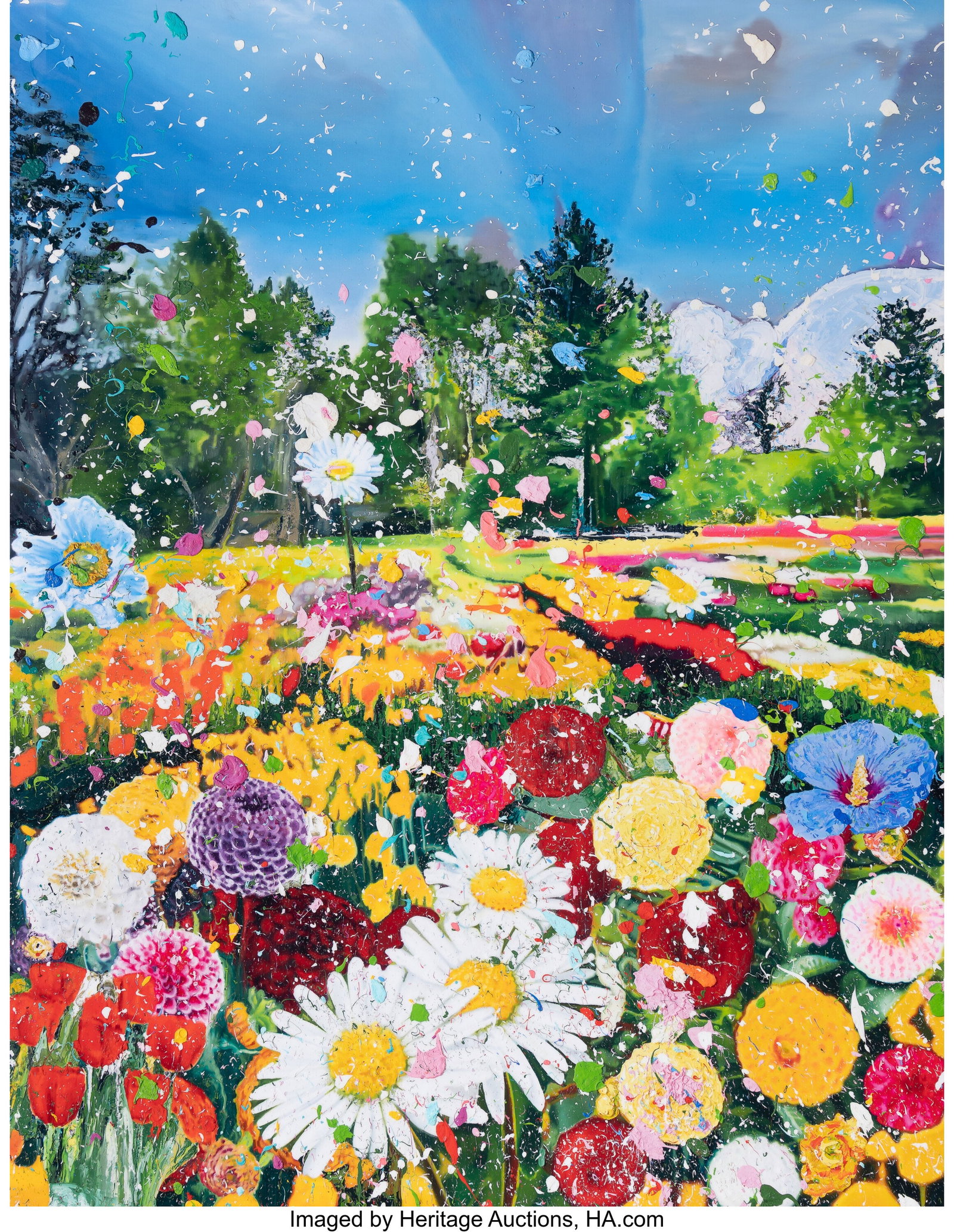 Damien Hirst (b. 1965) Selflessness, from The Se: Damien Hirst (b. 1965) Selflessness, from The Secrets, 2024 Laminated giclée print in colors on aluminum composite panel 47-1/4 x 36-5/8 inches (120 x 