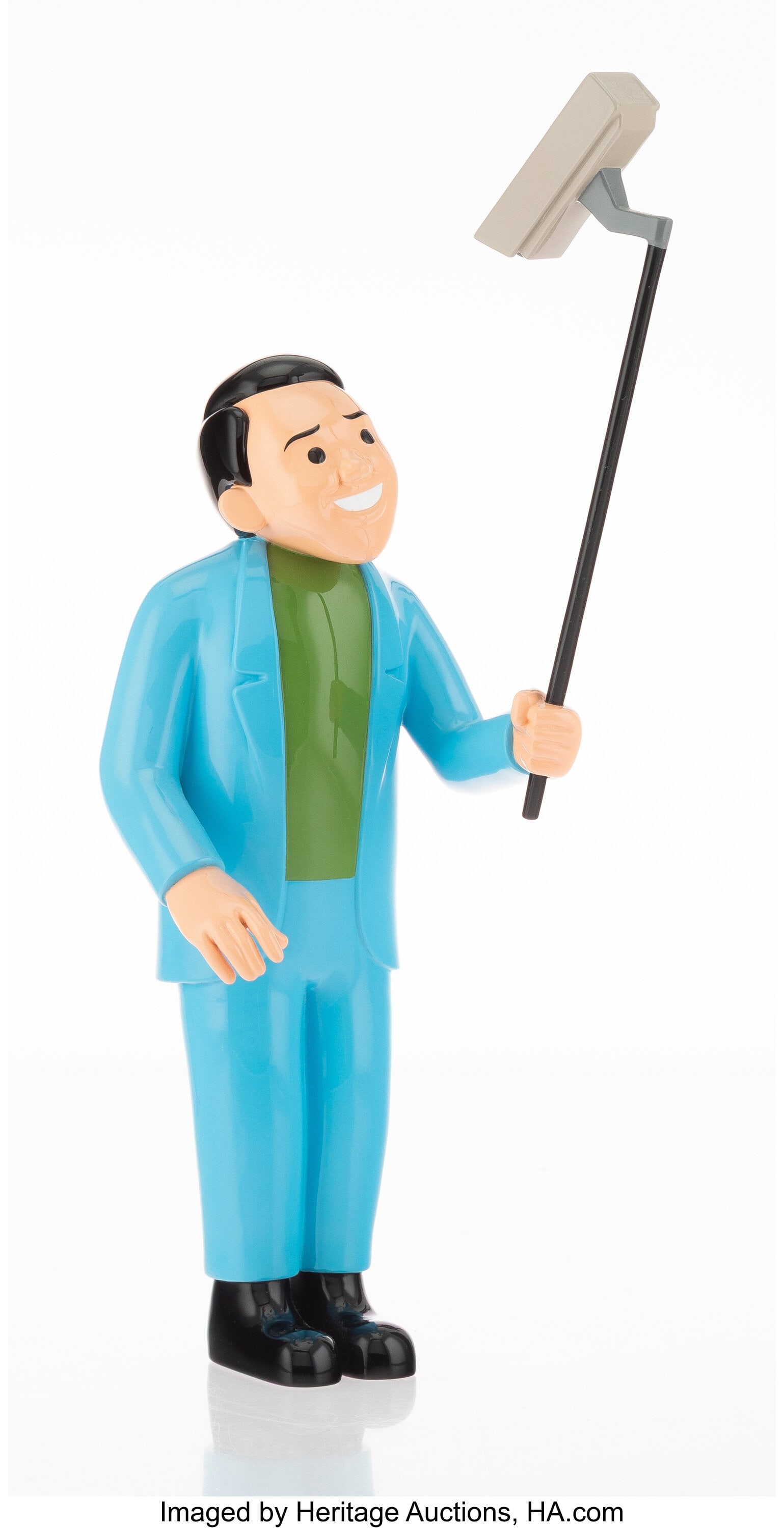 Joan Cornellà (b. 1981) CCTV, 2022 Painted cast: Joan Cornellà (b. 1981) CCTV, 2022 Painted cast bronze 10-1/2 x 4-1/4 x 6-1/8 inches (26.7 x 10.7 x 15.6 cm) Ed. 6/1