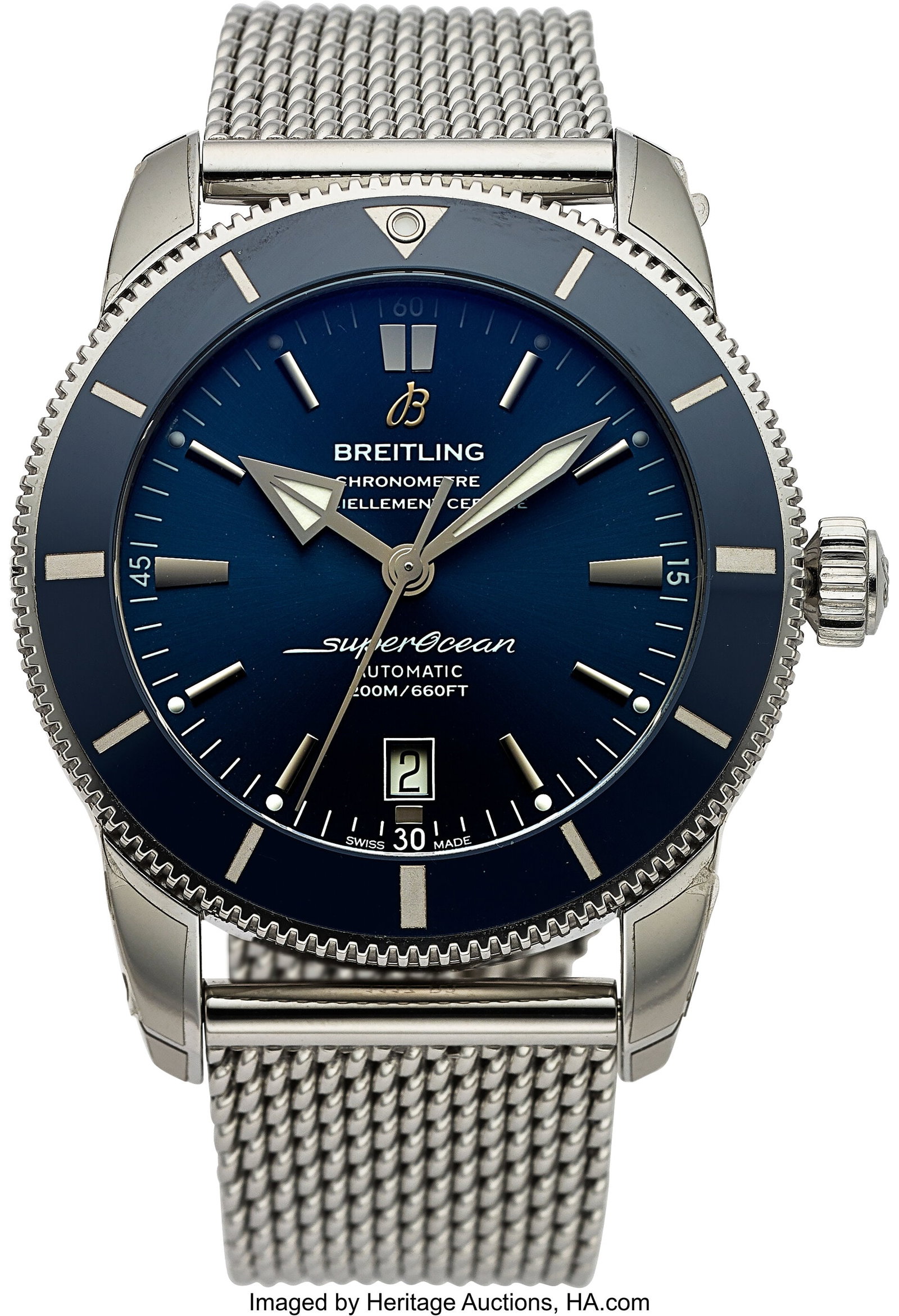 Breitling SuperOcean Heritage II, Blue Dial and  (1 of 4)