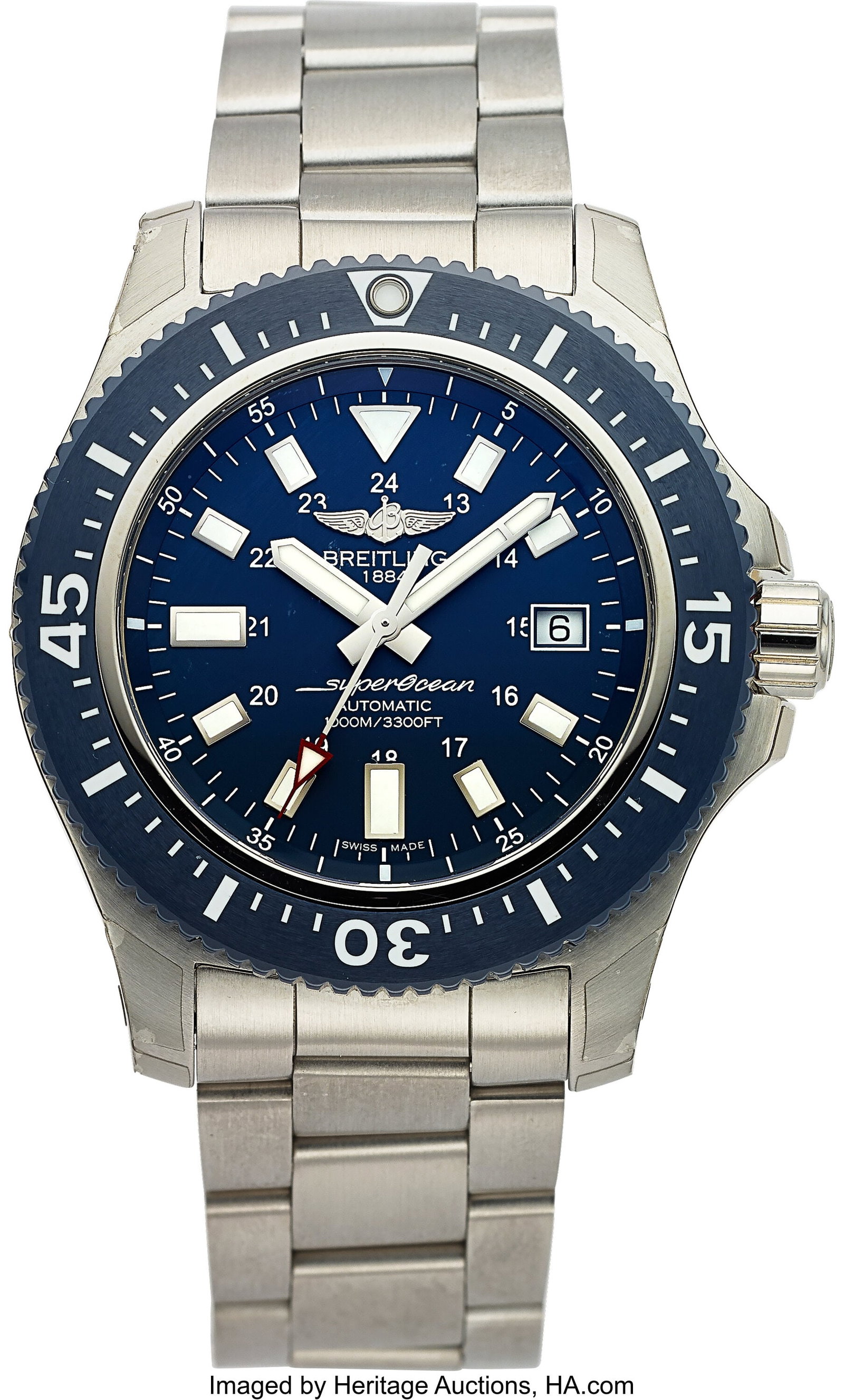 Breitling SuperOcean 44 Special, Blue Dial and B (1 of 4)
