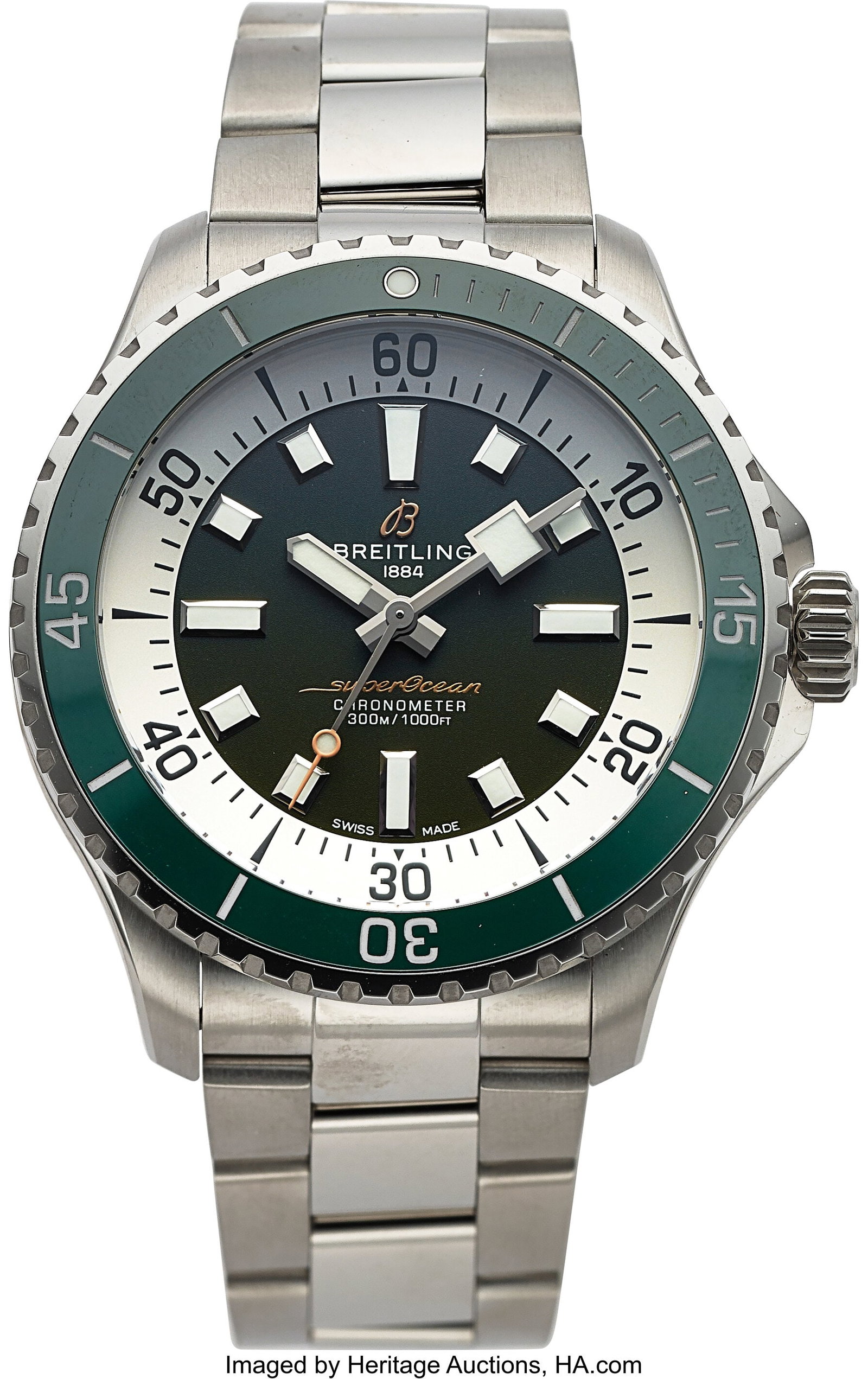 Breitling SuperOcean Automatic 44, Dark Green, R (1 of 3)