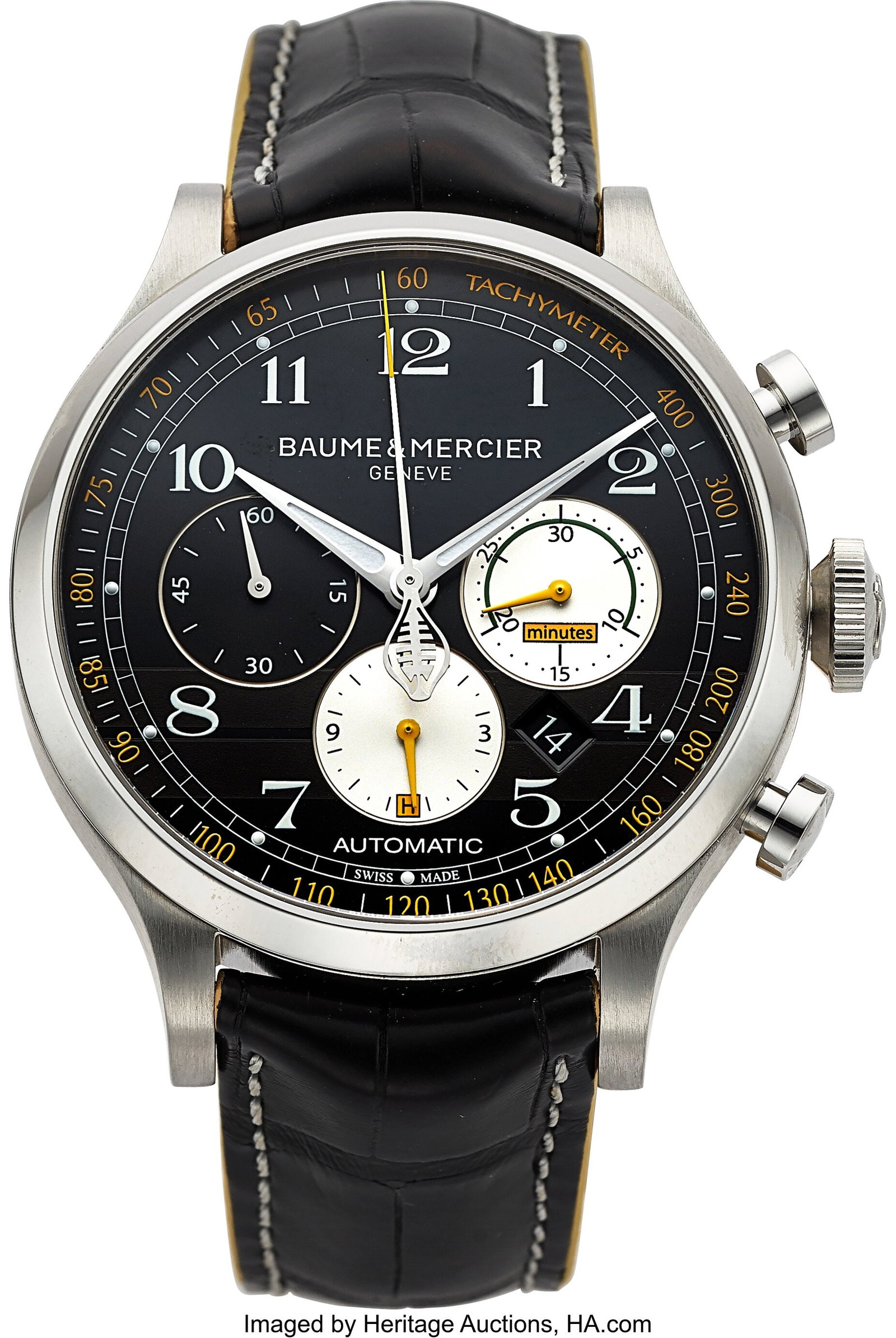Baume and Mercier Capeland Shelby Cobra, LE, Ful: Baume and Mercier Capeland Shelby Cobra, LE, Full Set, Ref. 65798 Case: 44 mm, stainless steel, three body, six screw exhibition case back, fixed