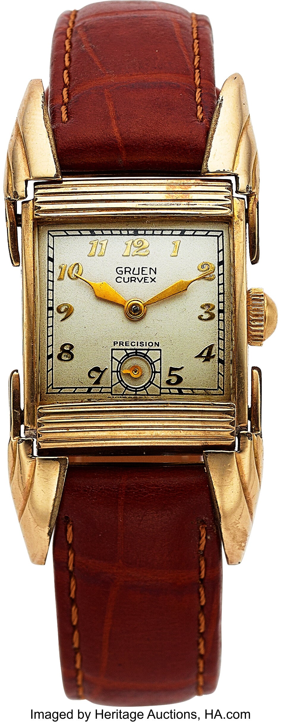 Gruen Curvex "Batwing" Driver's Watch Case: 20. (1 of 3)