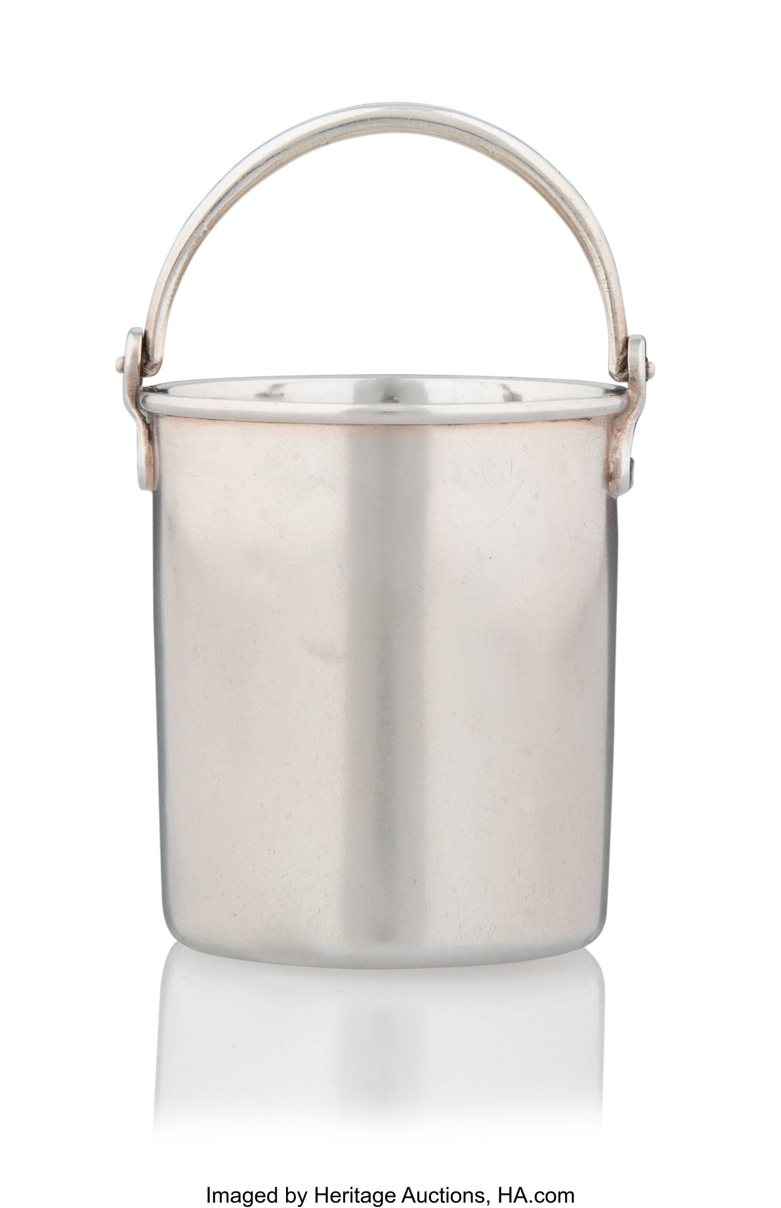 A Russian Silver Vodka Cup in the Form of a Pail (1 of 5)