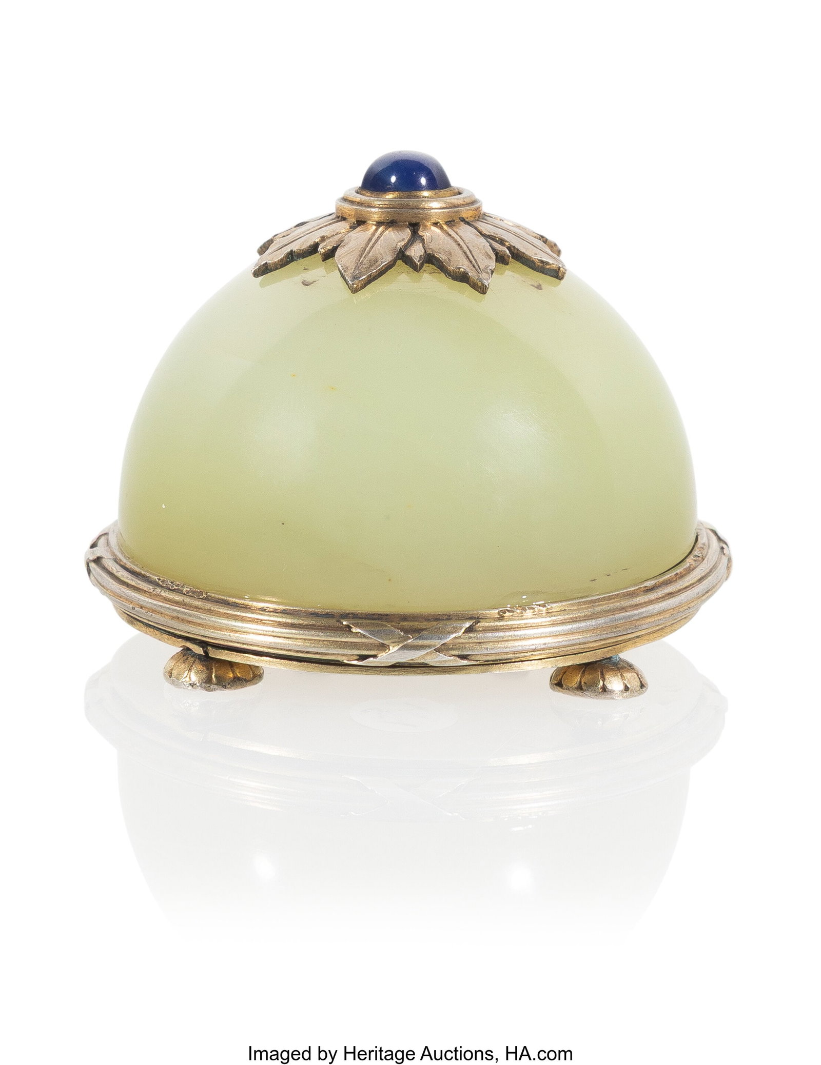 A Russian Gem-Set, Gilt Silver-Mounted, and Bowe (1 of 3)