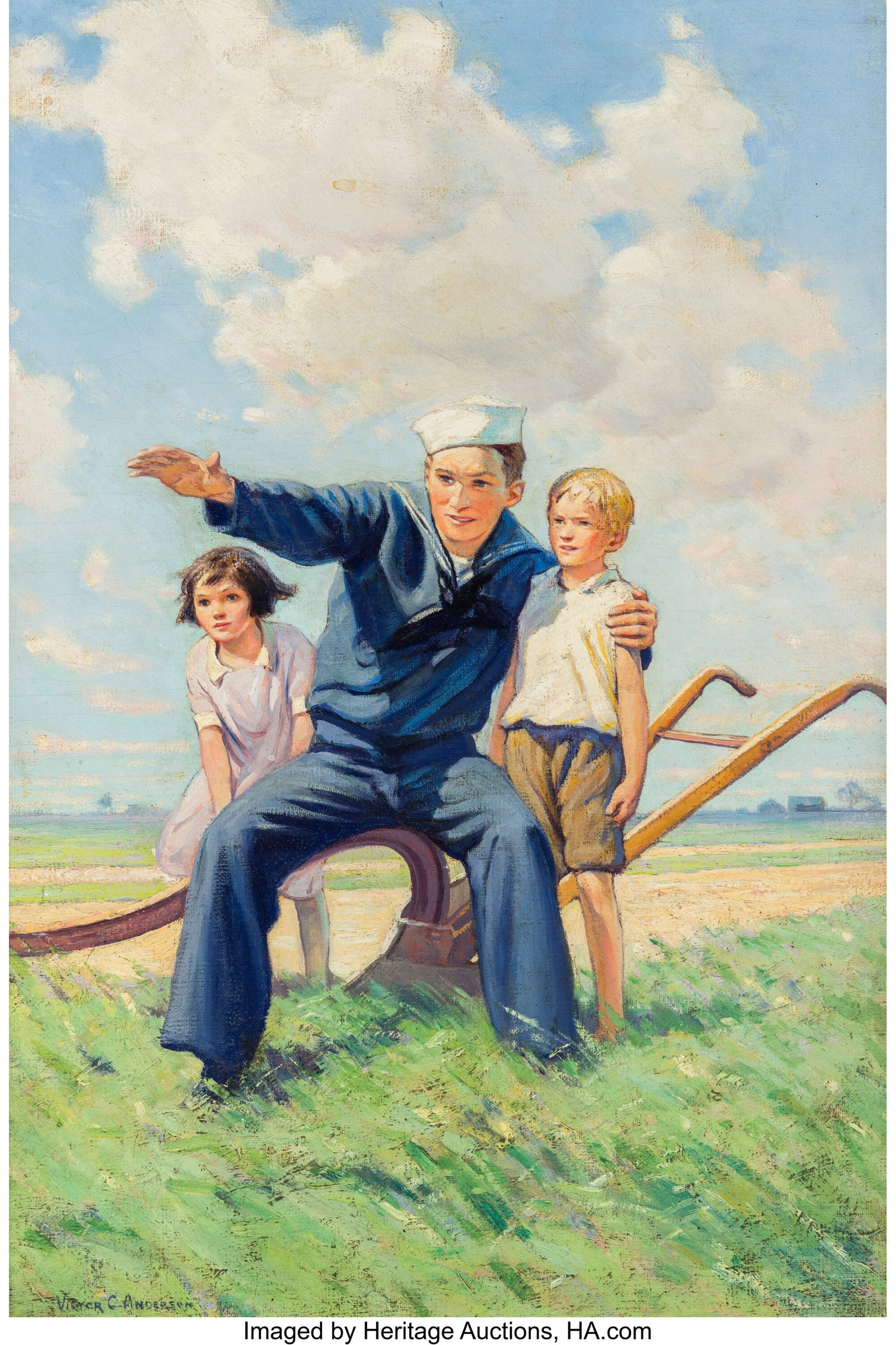Victor Coleman Anderson (American, 1882-1937) La (1 of 2)