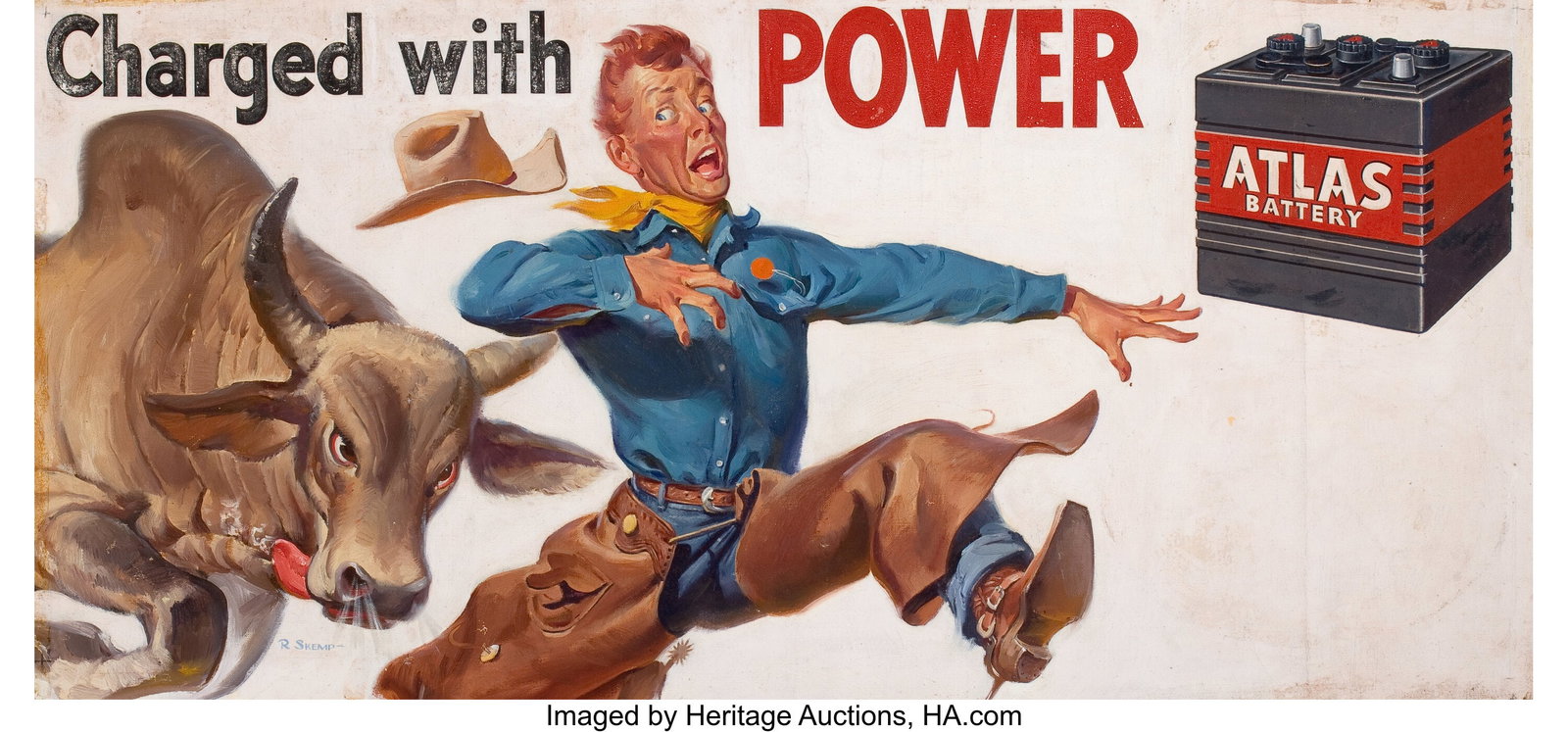 Robert Oliver Skemp (American, 1910-1984) Charge (1 of 3)