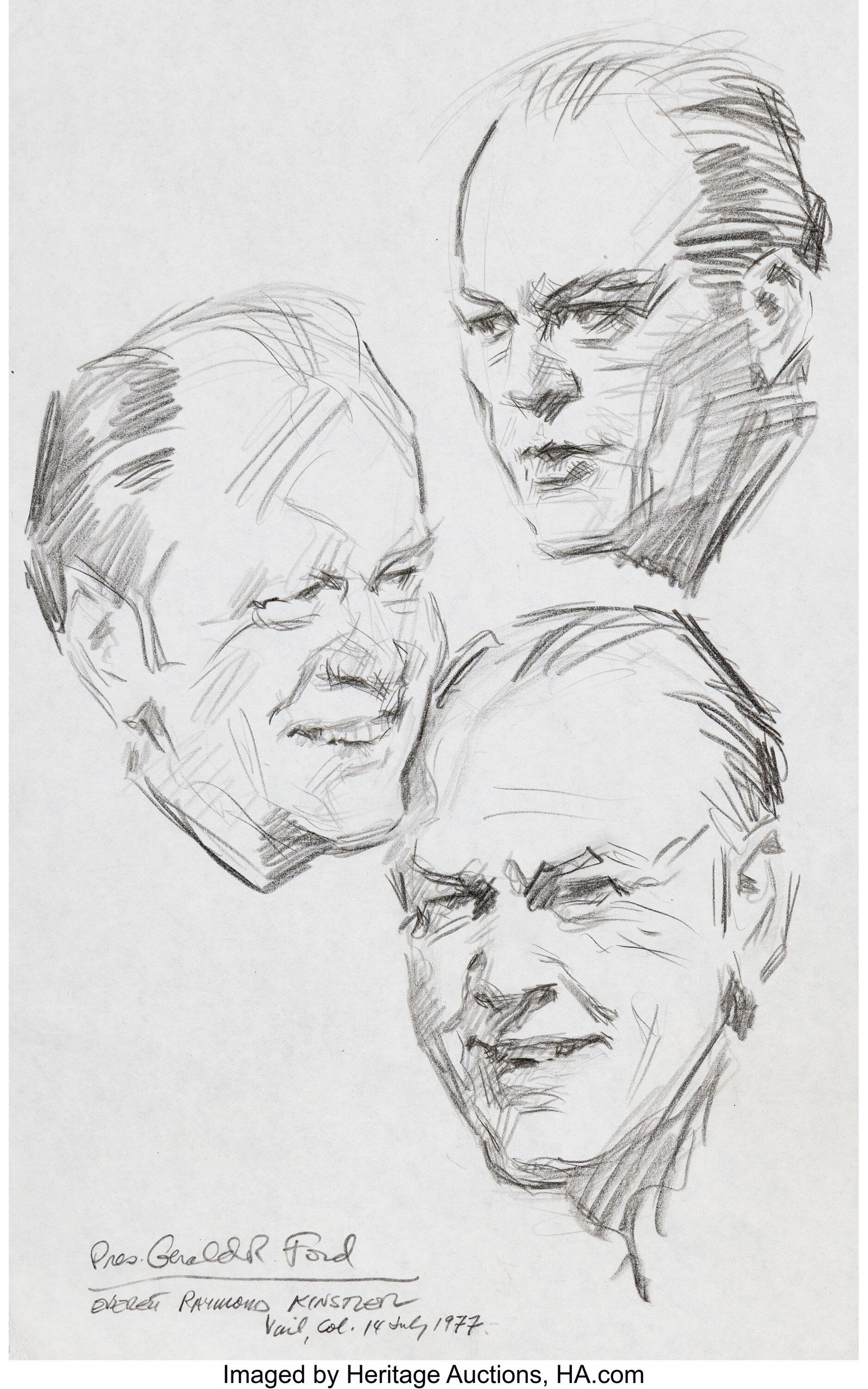 Everett Raymond Kinstler (American, 1926-2019) P (1 of 3)
