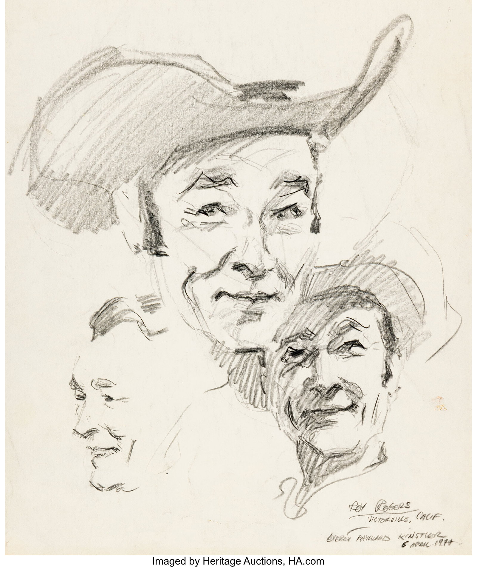 Everett Raymond Kinstler (American, 1926-2019) R (1 of 2)