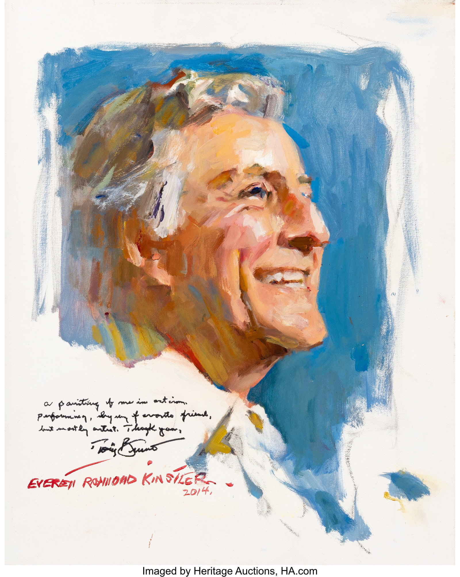 Everett Raymond Kinstler (American, 1926-2019) T (1 of 3)