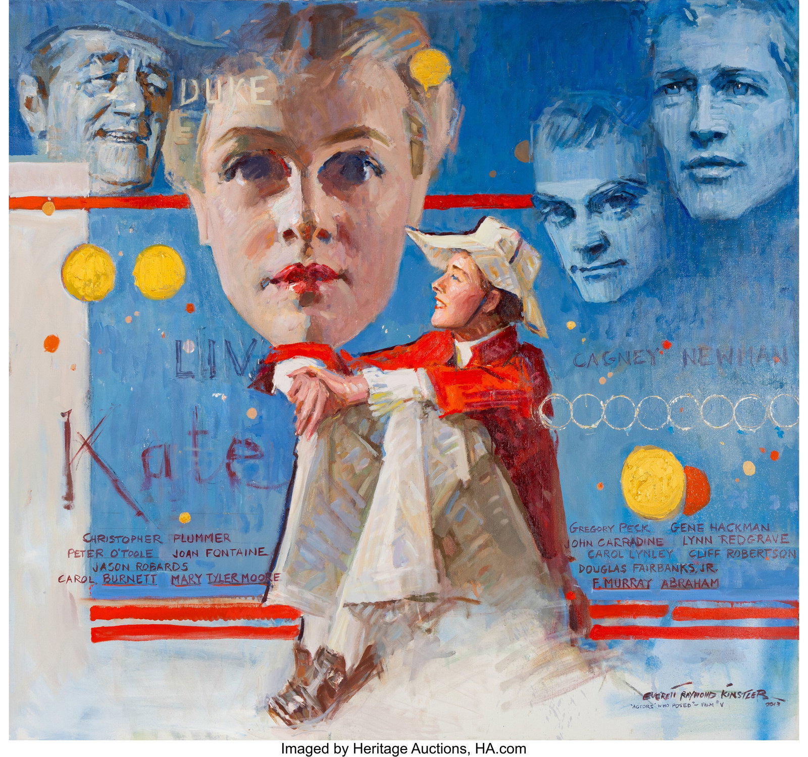 Everett Raymond Kinstler (American, 1926-2019) A (1 of 3)