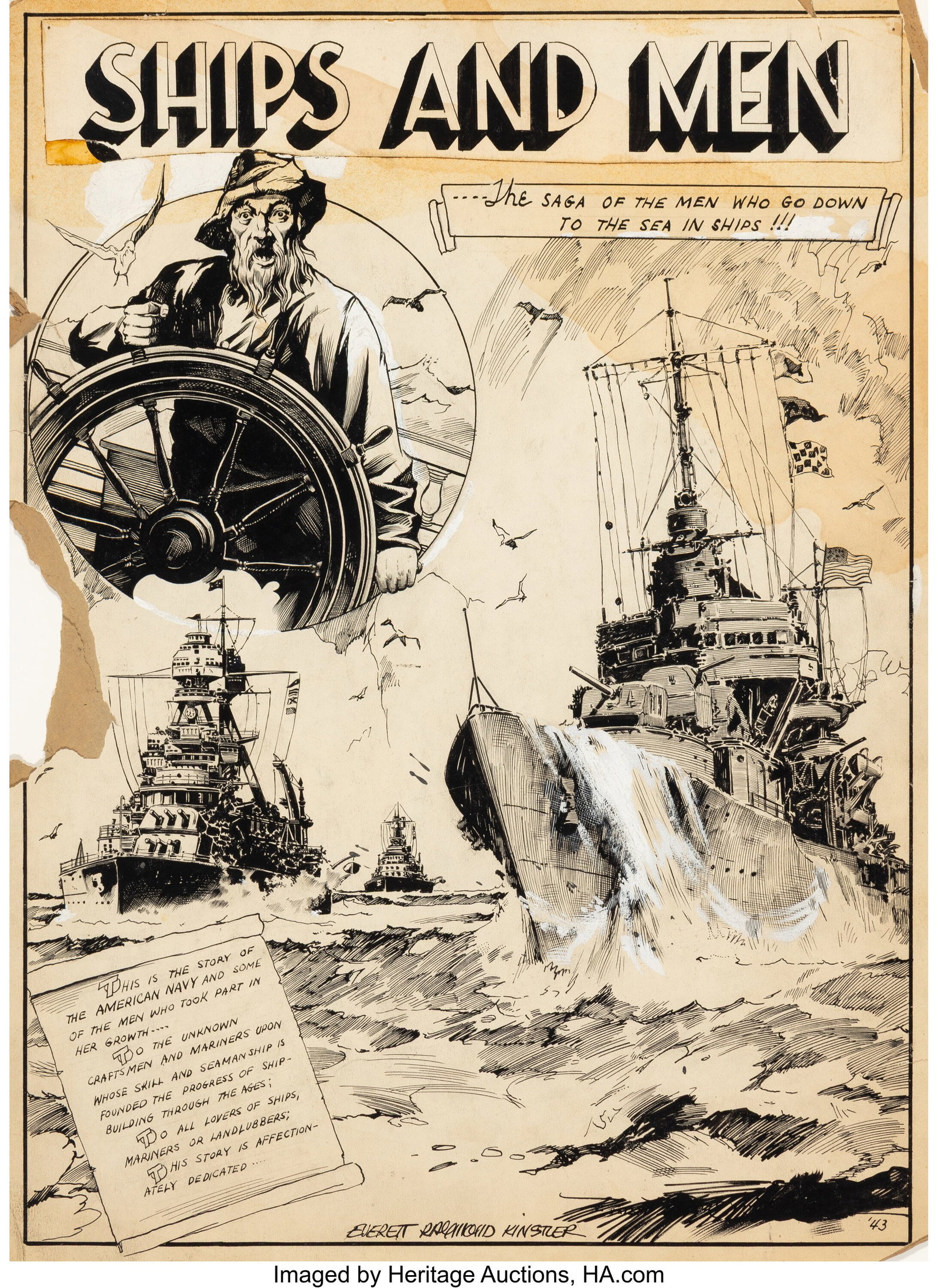 Everett Raymond Kinstler (American, 1926-2019) S (1 of 2)