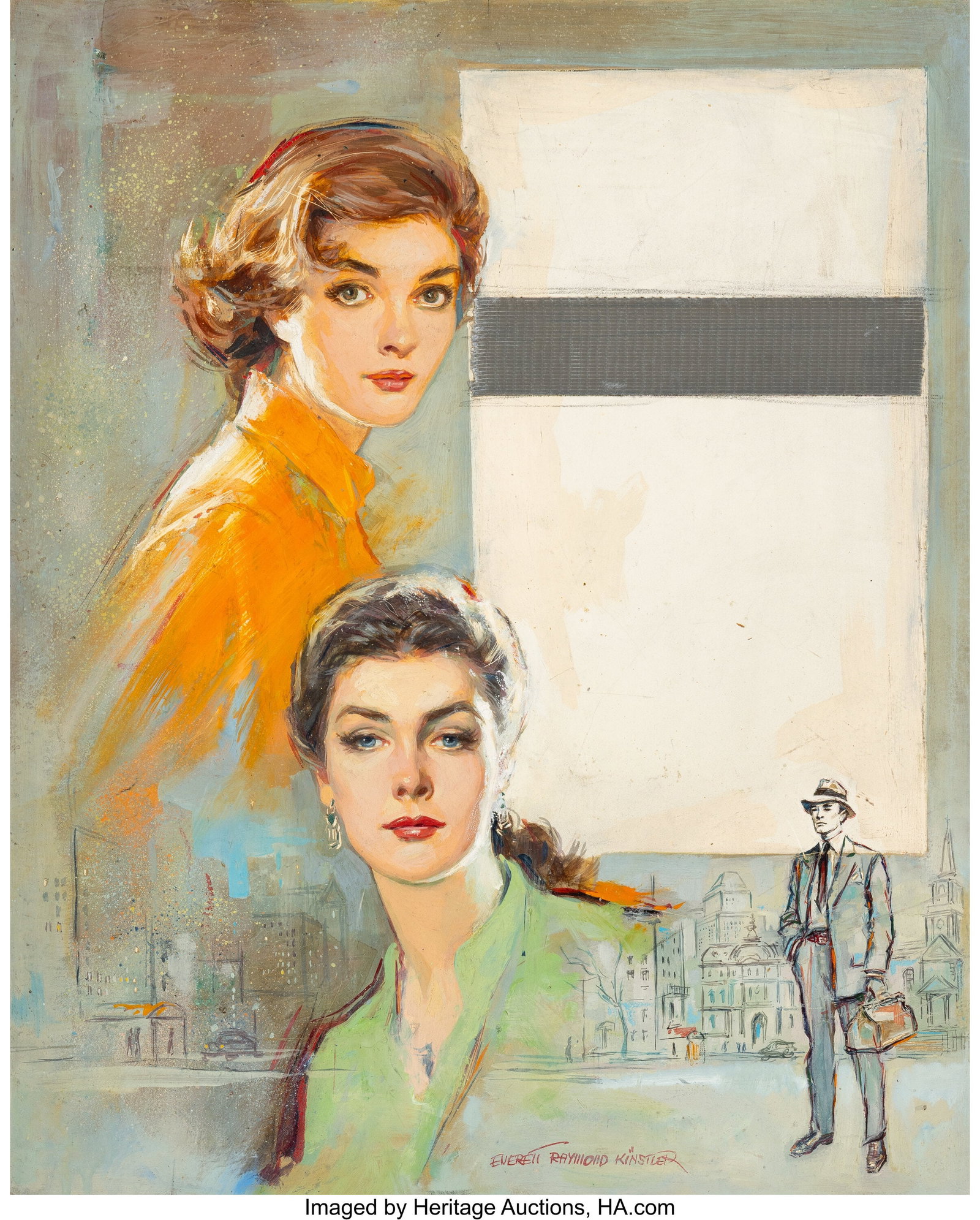 Everett Raymond Kinstler (American, 1926-2019) L (1 of 3)