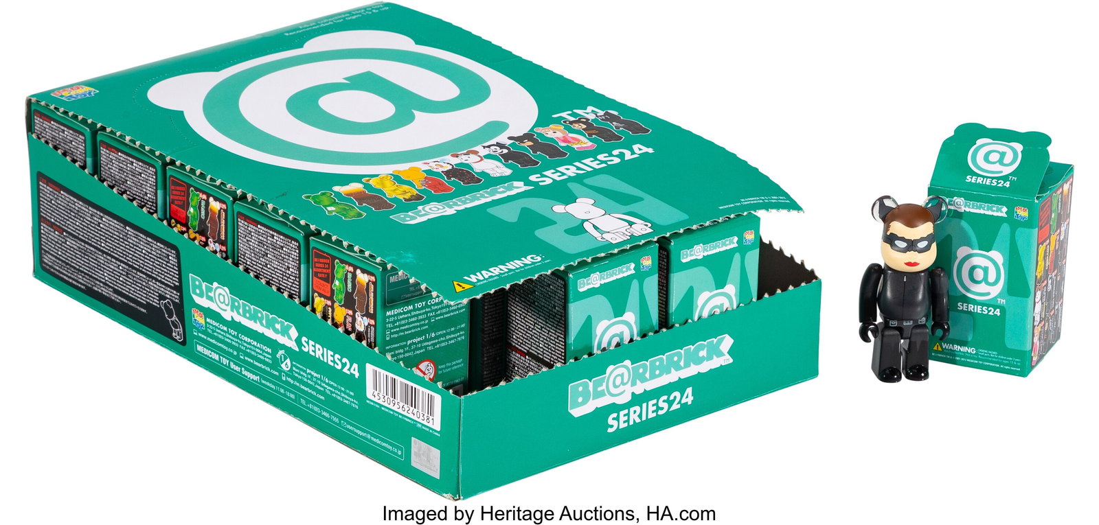 BE@RBRICK (Est. 2001) Twenty Three Series 24 Fig: BE@RBRICK (Est. 2001) Twenty Three Series 24 Figures, 2012 Painted cast resin 3 x 6-3/4 x 10 inches (7.6 x 17.1 x 25.4 cm) Produced by 