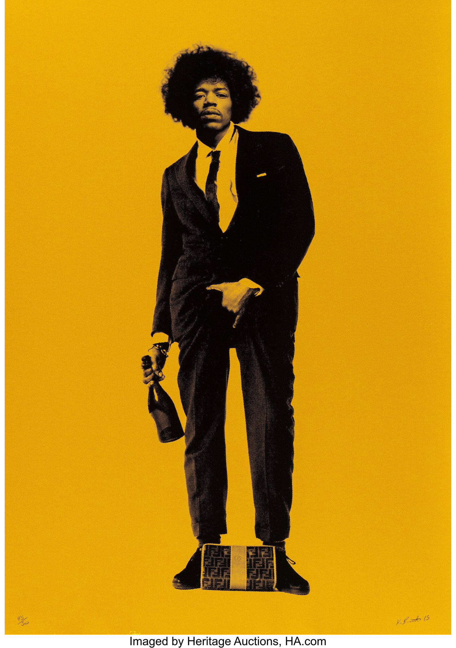 Knowledge Bennett (b. 1976) Jimi Hendrix, from C (1 of 1)