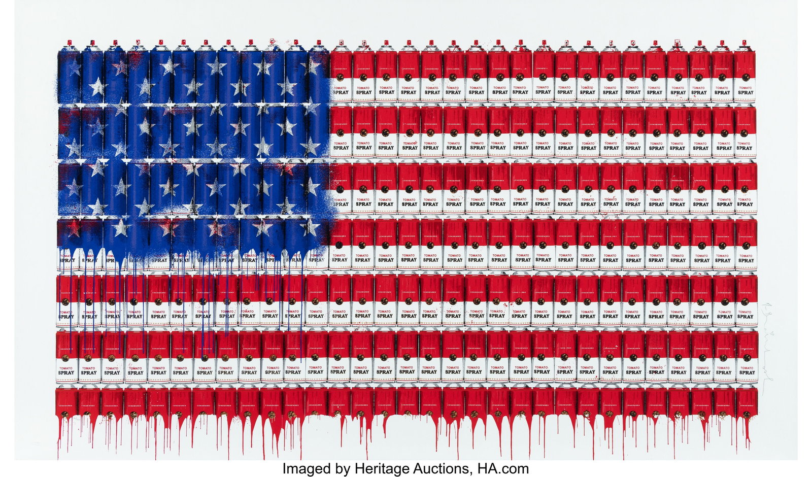 Mr. Brainwash (b. 1966) Ameri-can Dream, 2019 Sc: Mr. Brainwash (b. 1966) Ameri-can Dream, 2019 Screenprint in colors on Archival paper 22-1/2 x 29-7/8 inches (57.2 x 76.2 cm) (sheet&