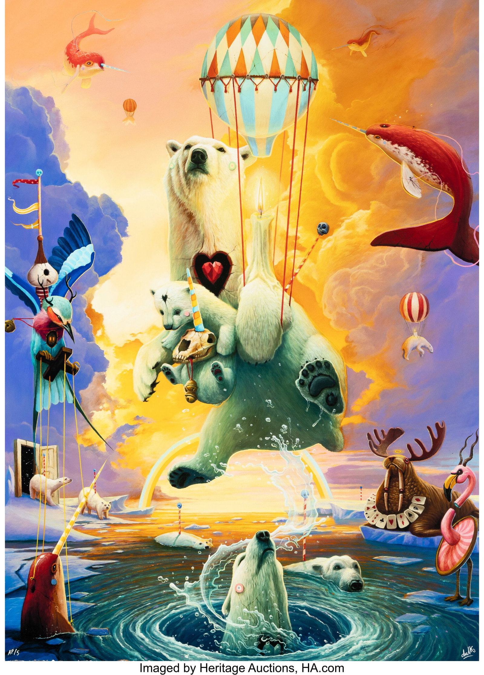 DULK (b. 1983) Polar Express, 2020 Giclée print (1 of 1)