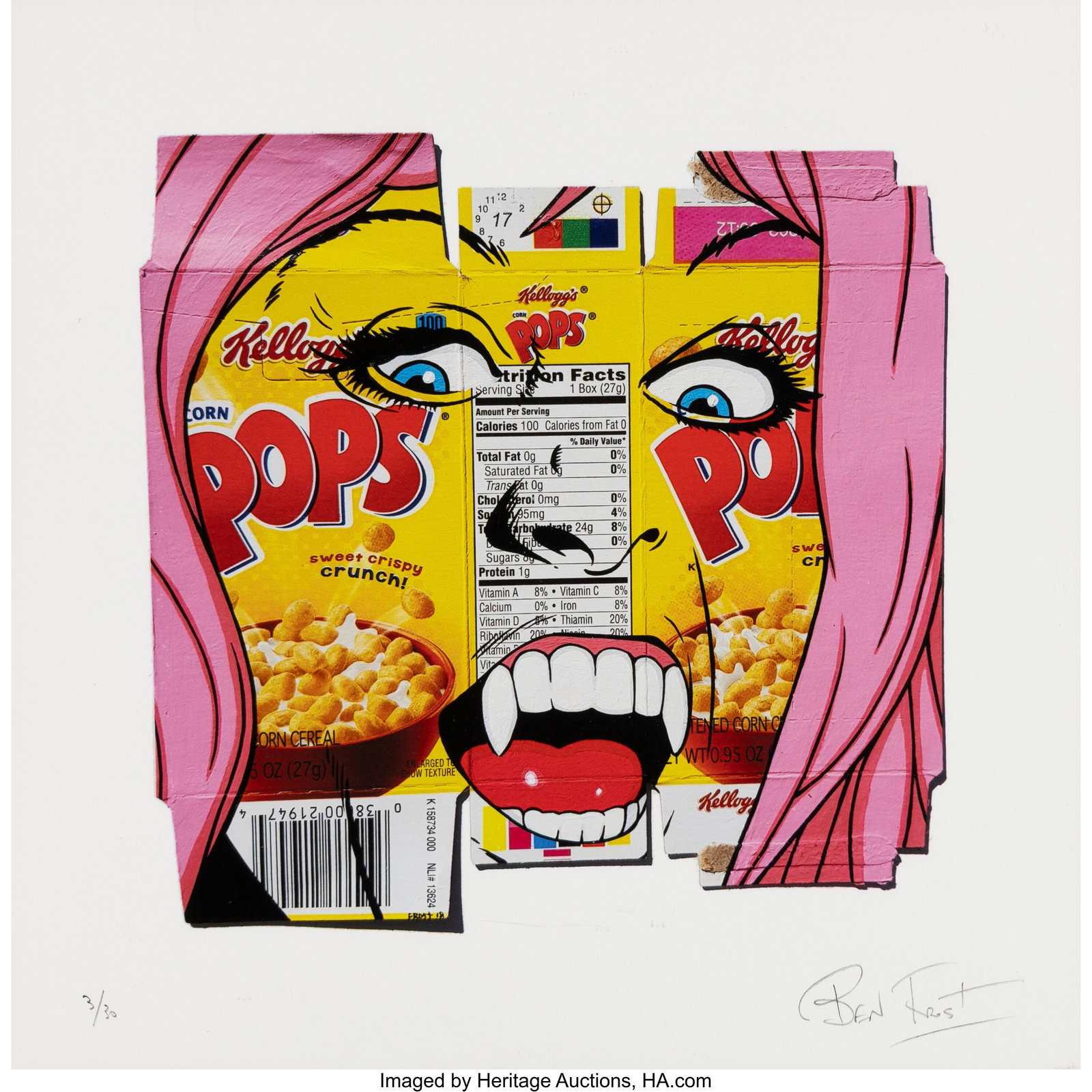 Ben Frost (b. 1975) Popsacrafice, 2018 Archival  (1 of 1)