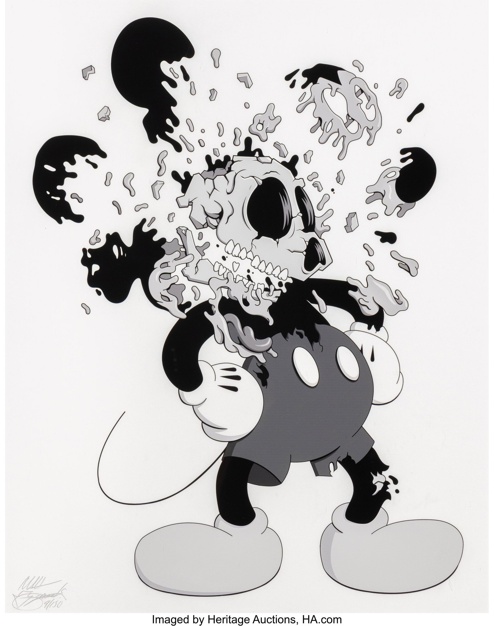 Matt Gondek (b. 1982) Deconstructed Mouse Mono, : Matt Gondek (b. 1982) Deconstructed Mouse Mono, 2018 Archival pigment print in colors on Somerset paper 27-1/2 x 21-1/2 inches (69.8 x 54.6 cm) &