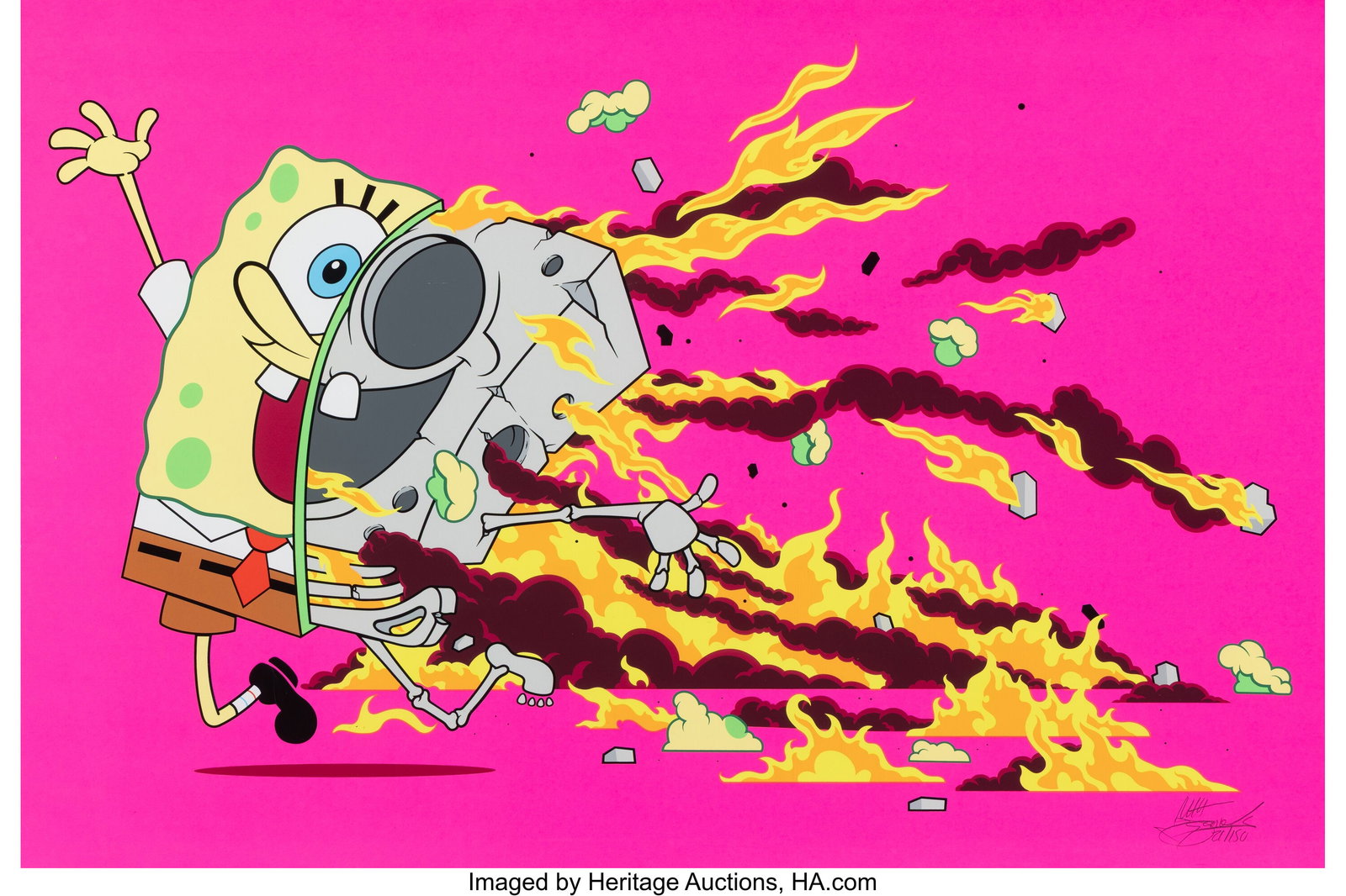 Matt Gondek (b. 1982) Deconstructed SpongeBob, 2 (1 of 1)