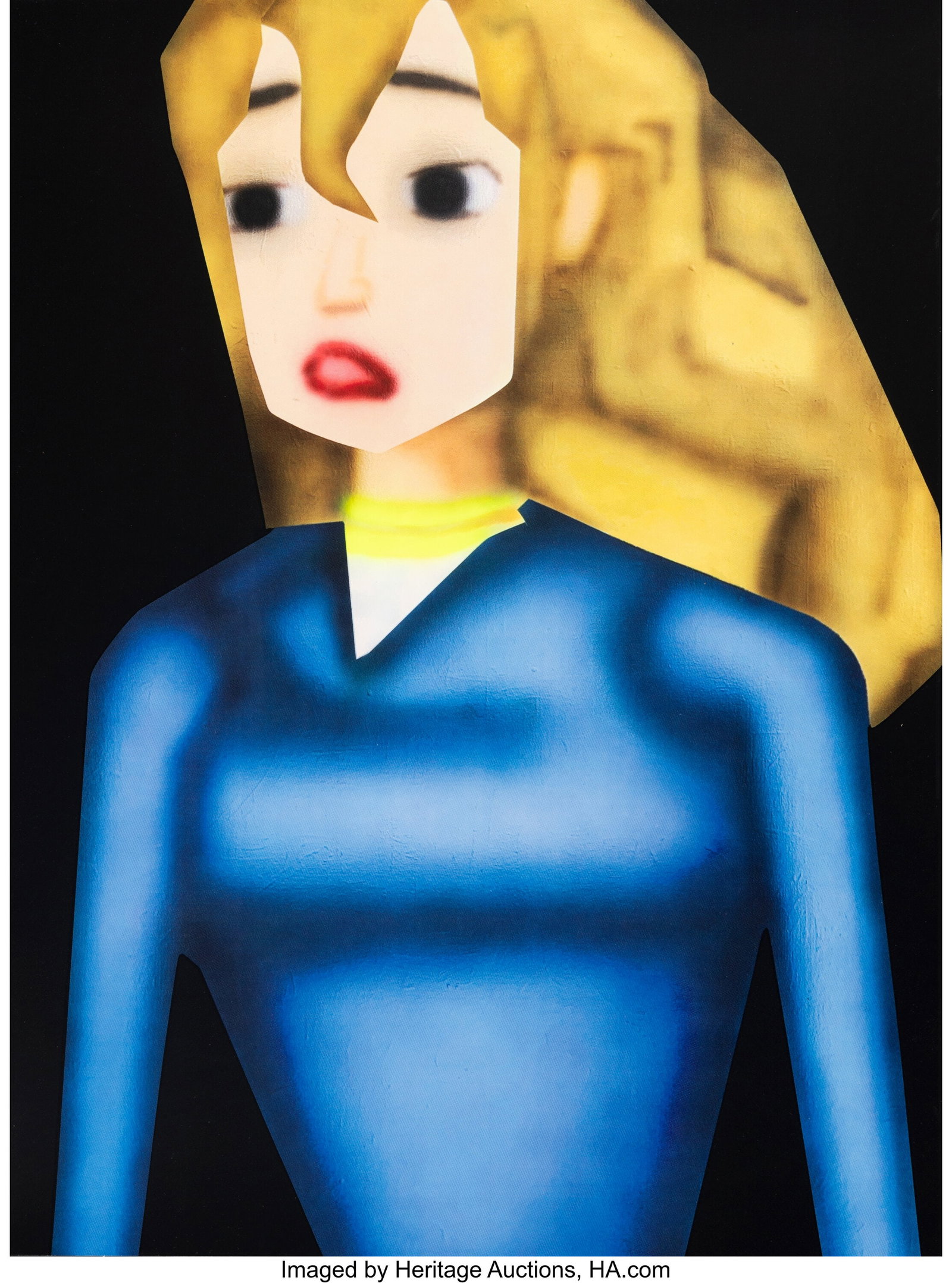 Gao Hang (b. 1991) Girlfriend Archival pigment p: Gao Hang (b. 1991) Girlfriend Archival pigment print in colors with hand-embellishments on Mohawk paper 26 x 20 inches (66.0 x 50.8 cm) (sheet) Ed&pe