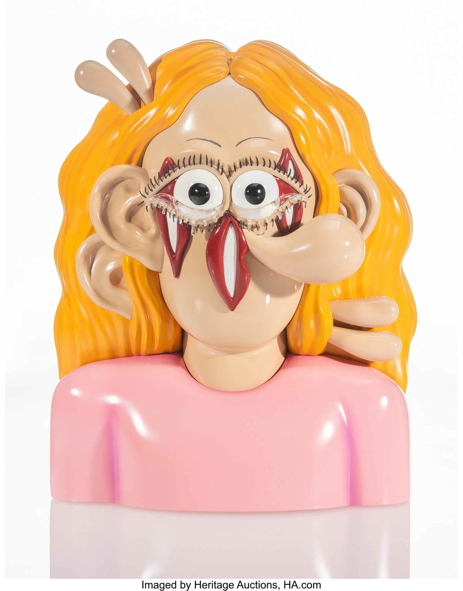 Baldur Helgason (b. 1984) Patty, 2022 Painted ca: Baldur Helgason (b. 1984) Patty, 2022 Painted cast vinyl 10-1/4 x 8-1/4 x 7 inches (25.9 x 21.1 x 17.8 cm) Ed. 62/100 Stamped o