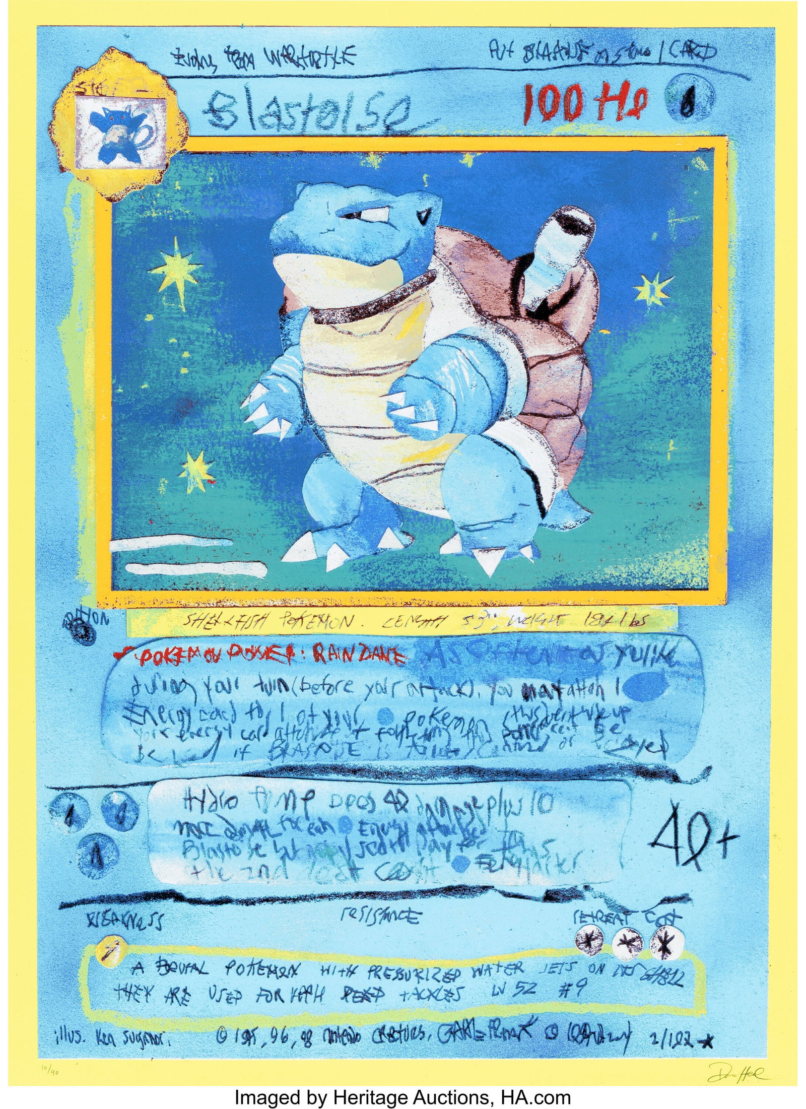 David Heo (b. 1992) Nostalgia (Blastoise), 2021  (1 of 1)