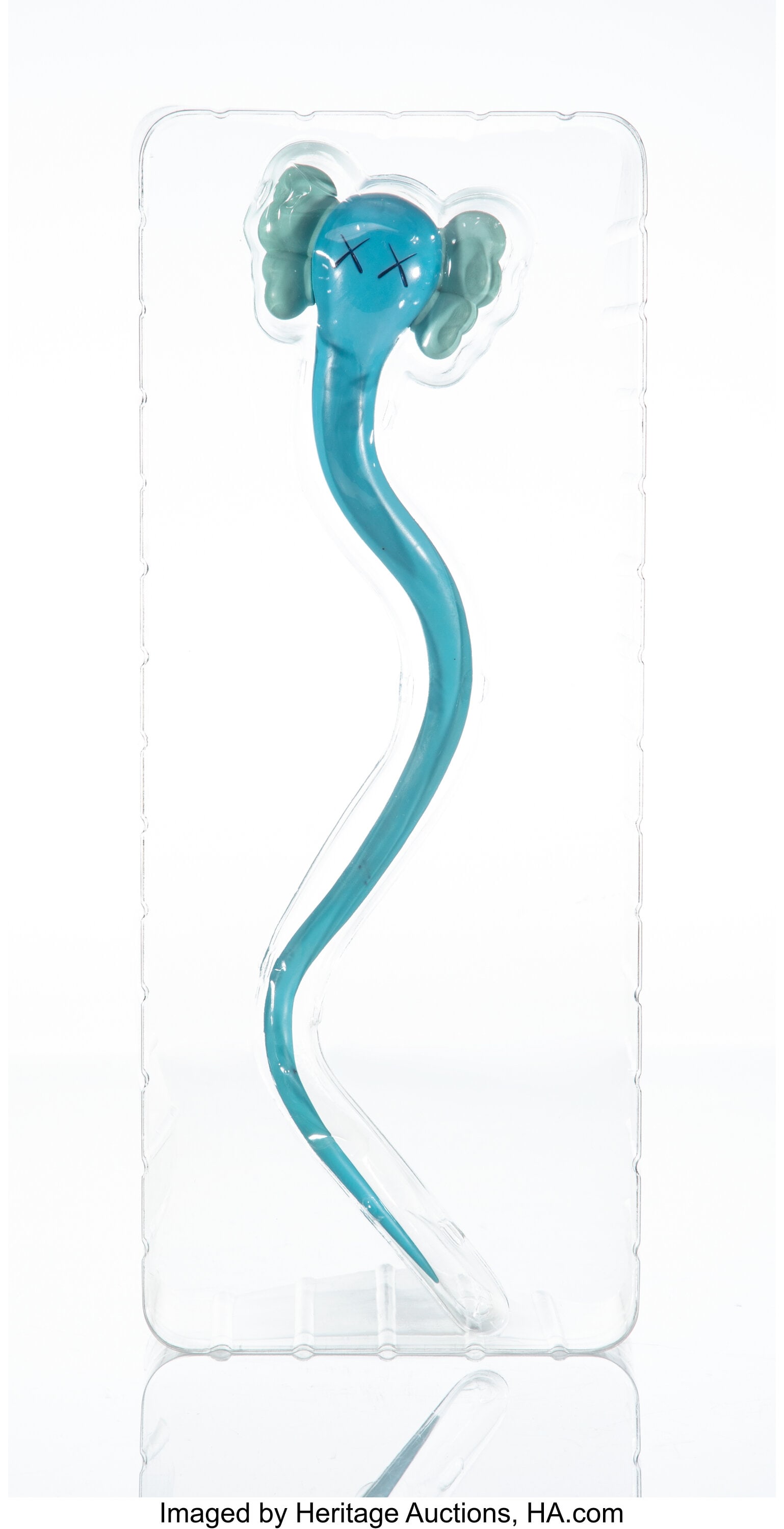 KAWS (b. 1974) Bendy (Blue), 2003 Painted cast v (1 of 3)