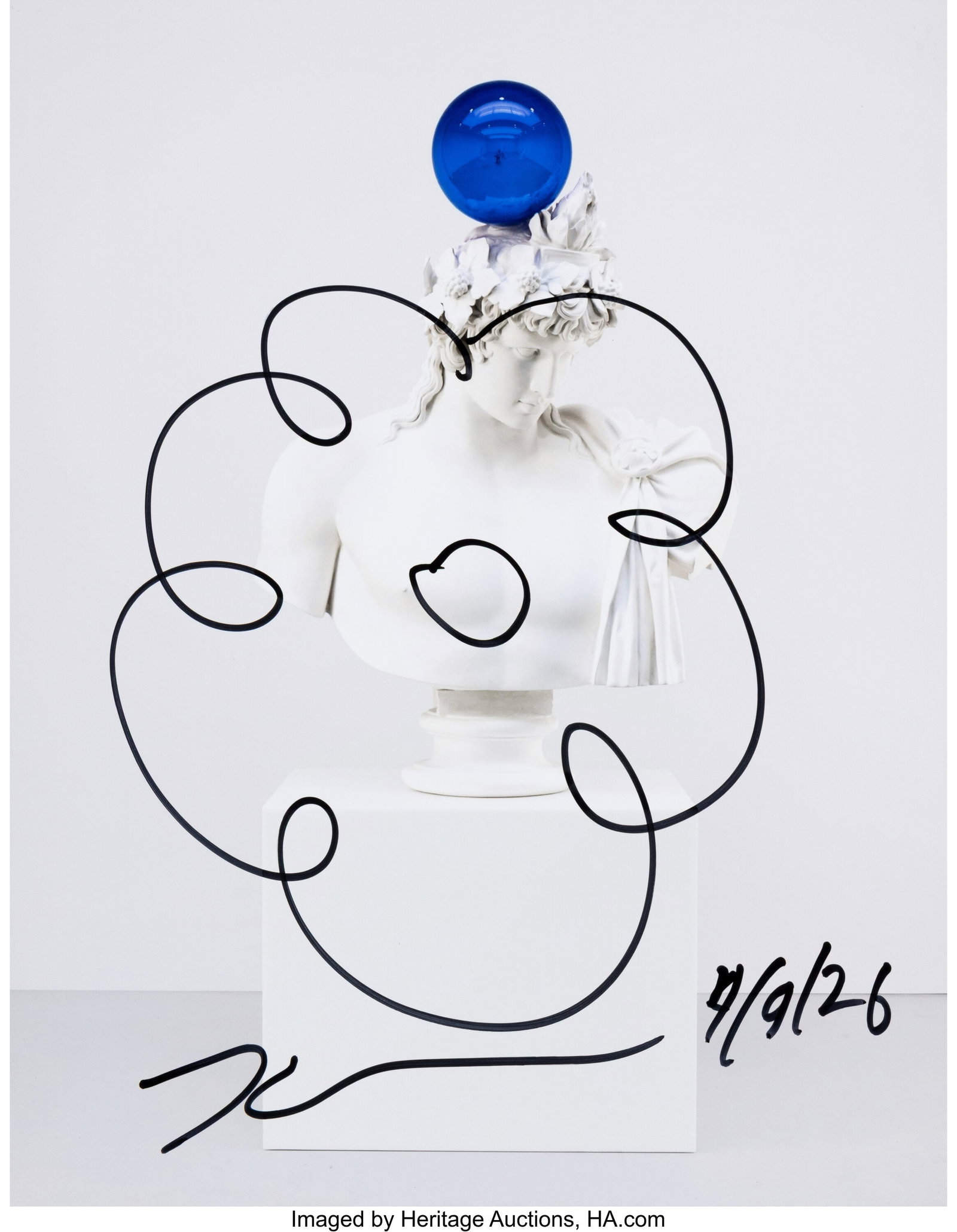 Jeff Koons (b. 1955) Untitled (Gazing Ball), 202 (1 of 2)