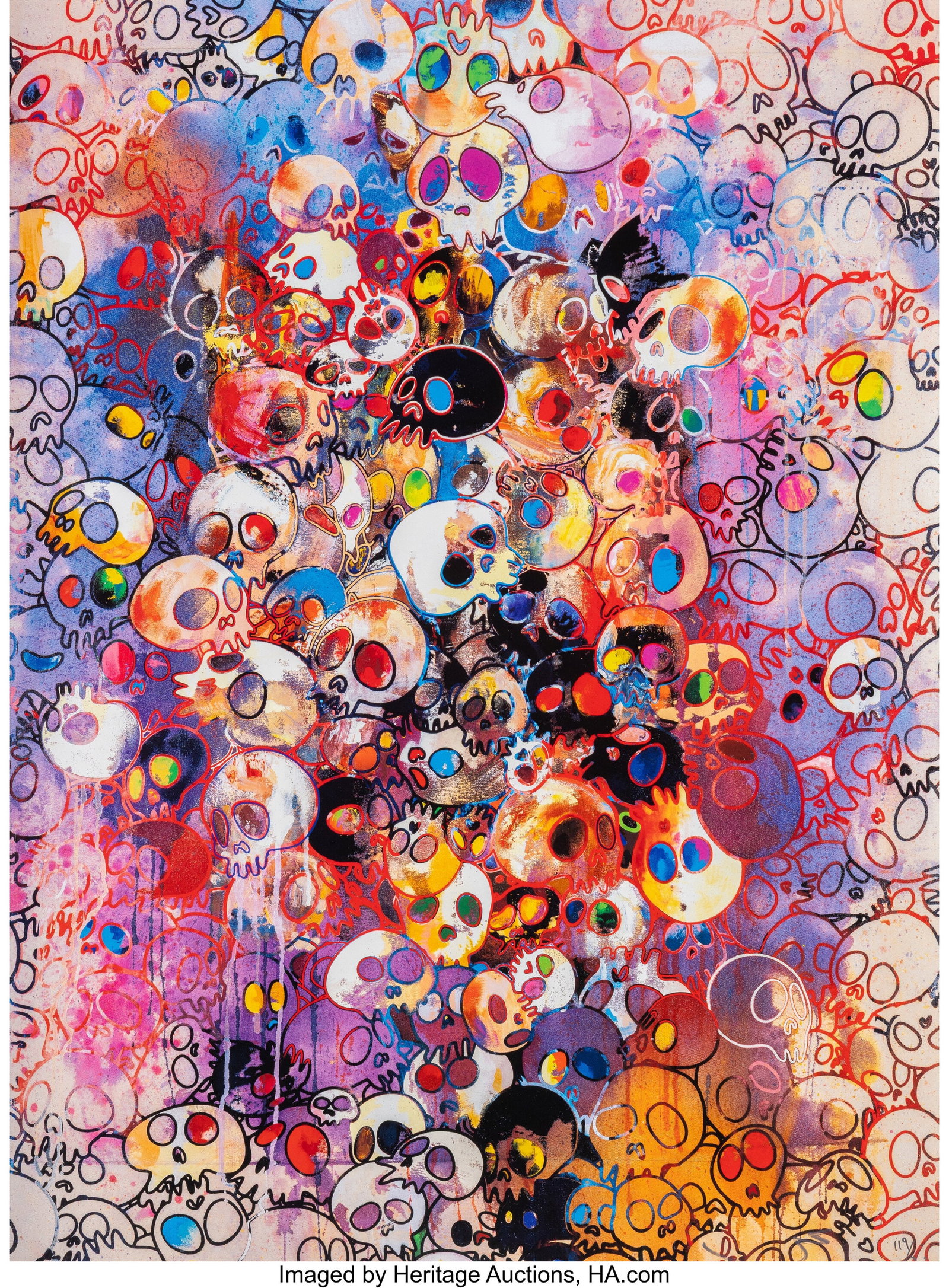 Takashi Murakami (b. 1962) I've Left My Love Far: Takashi Murakami (b. 1962) I've Left My Love Far Behind. Their Smell, Every Memento..., 2010 Offset lithograph in colors on wove paper 26-1&sol
