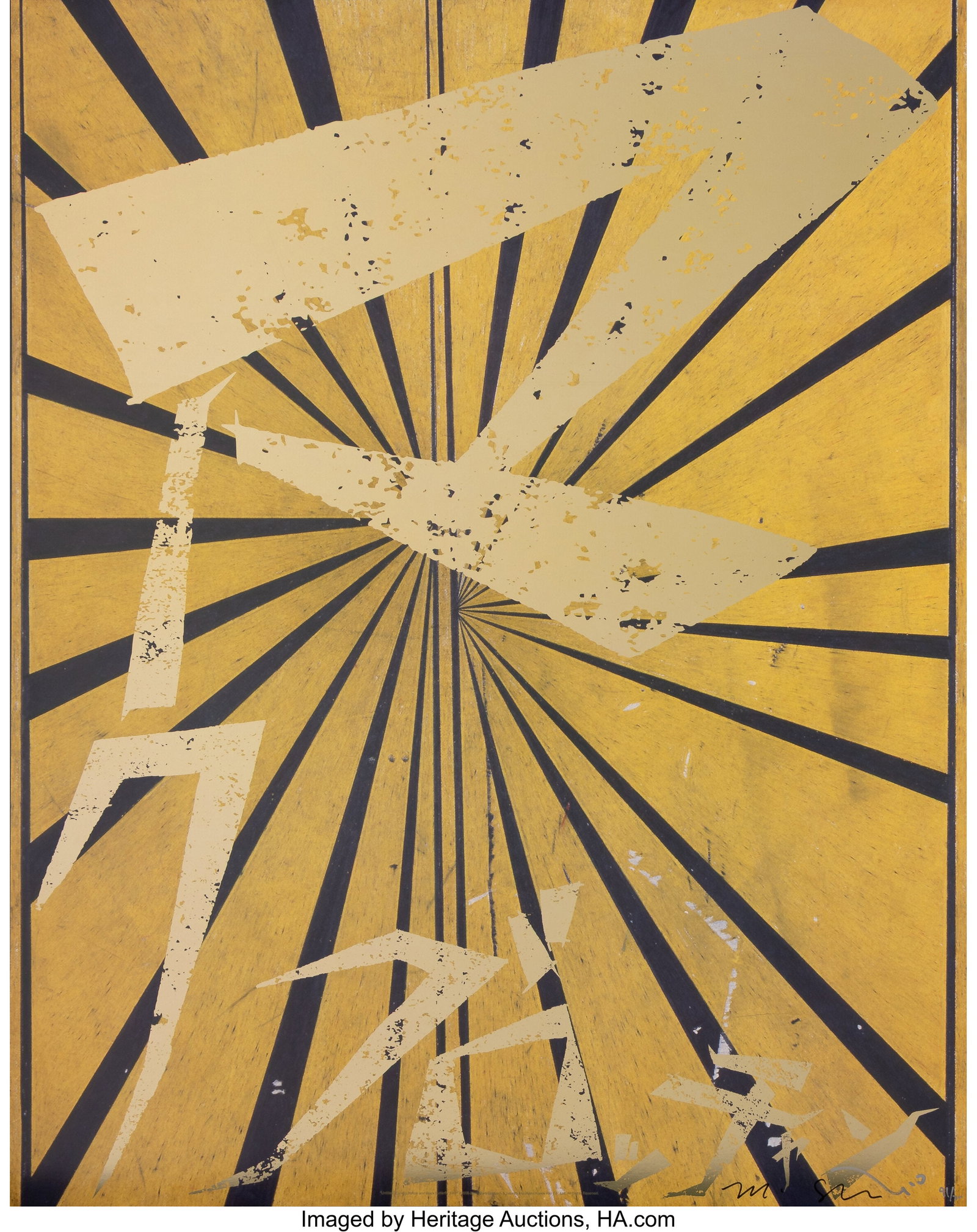 Takashi Murakami X Mark Grotjahn Untitled (Canar (1 of 1)