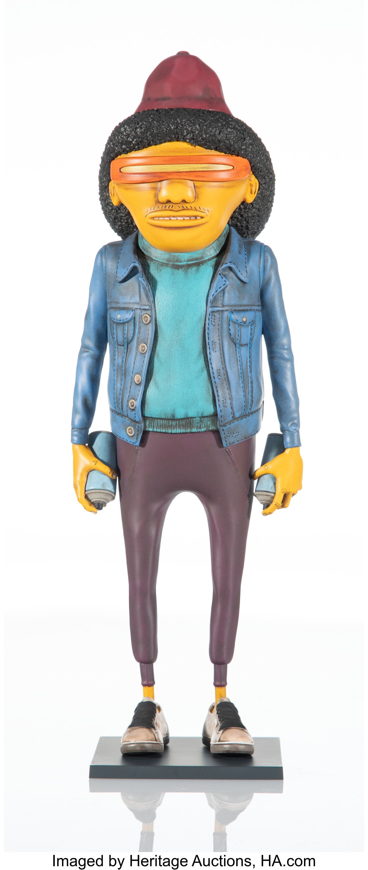 OSGEMEOS (b. 1974) The Giant, 2026 Painted cast  (1 of 3)