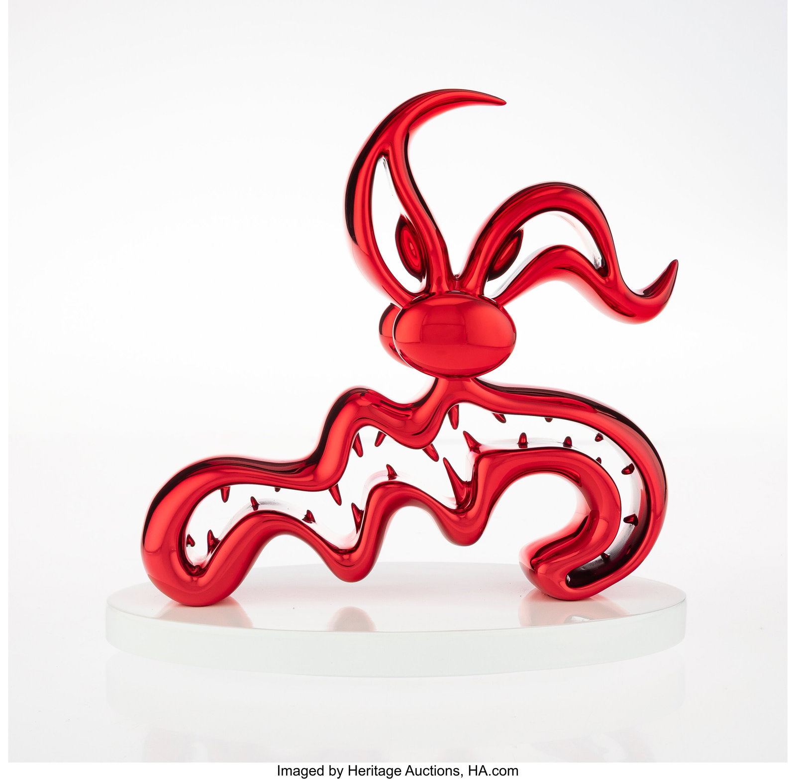 Kenny Scharf (b. 1958) Scary Guy (Red), 2022 Cas (1 of 3)