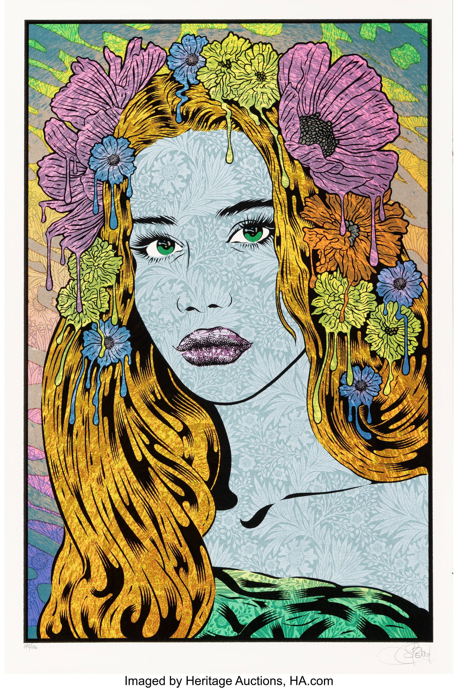 Chuck Sperry (b. 1962) The Seer, 2018 Screenprin (1 of 1)