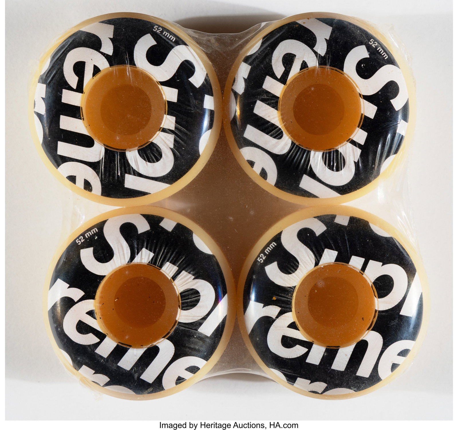 Supreme (Est. 1994) Logo Skate Wheels Set (Black (1 of 2)
