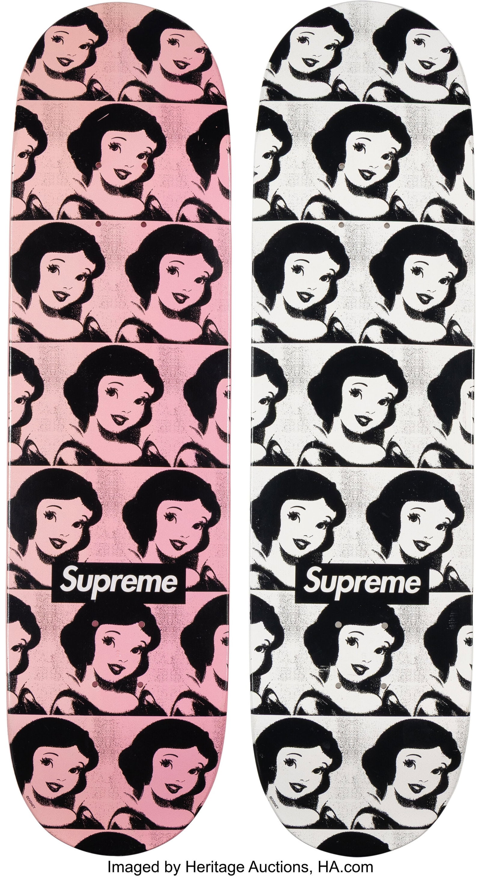 Supreme X Disney Snow White Skate Decks (two wor (1 of 4)