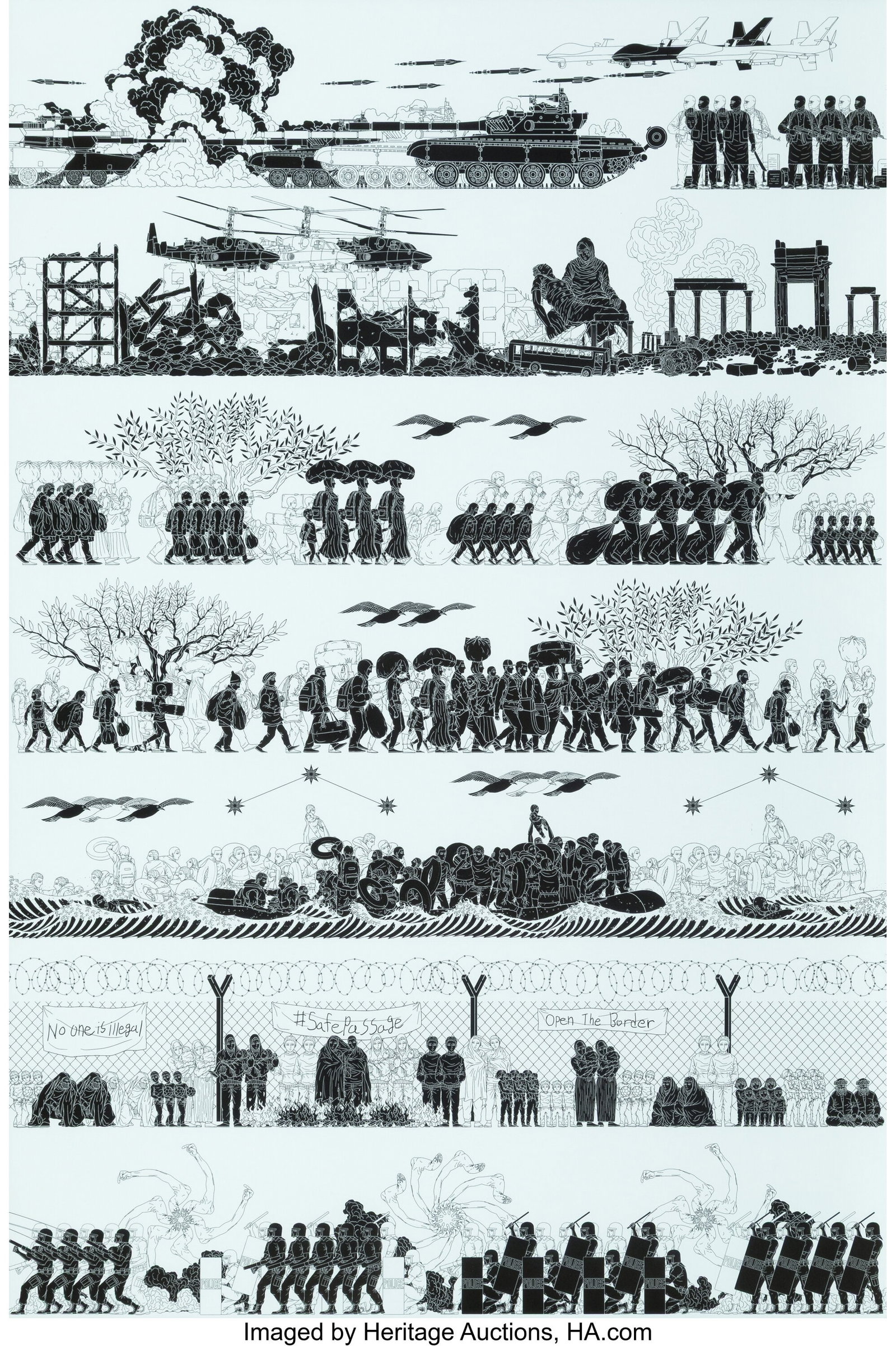 Ai Weiwei (b. 1957) Odyssey, 2017 Offset lithogr (1 of 1)